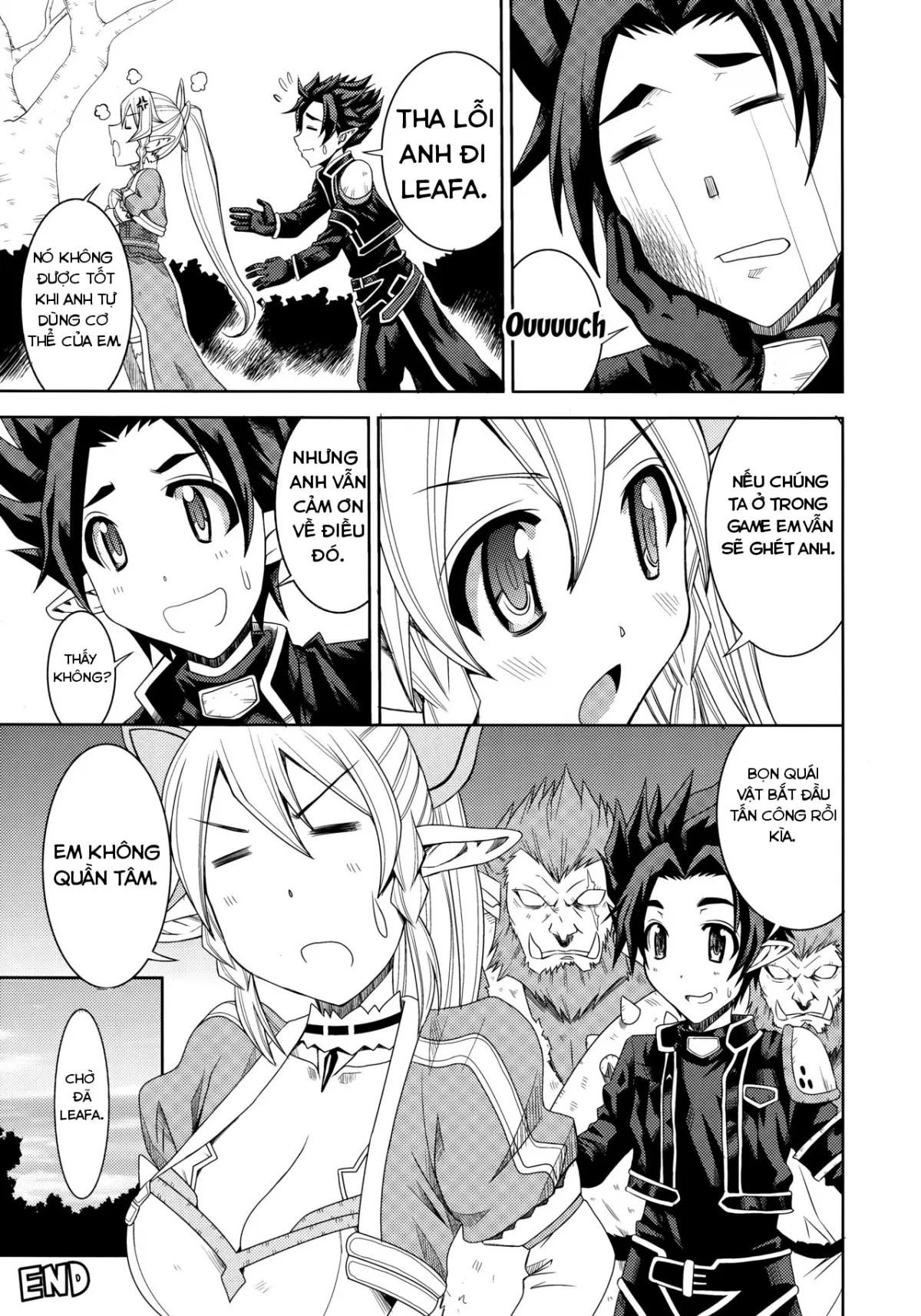 HentaiVN.net - Ảnh 8 - Ore no Imouto ga Leafa de Kyonyuu na Wake ga Nai (Sword Art Online) [Sự dâm dục của em gái tôi; There's No Way My Little Sister Could Have Such Giant Breasts] - Chap 2