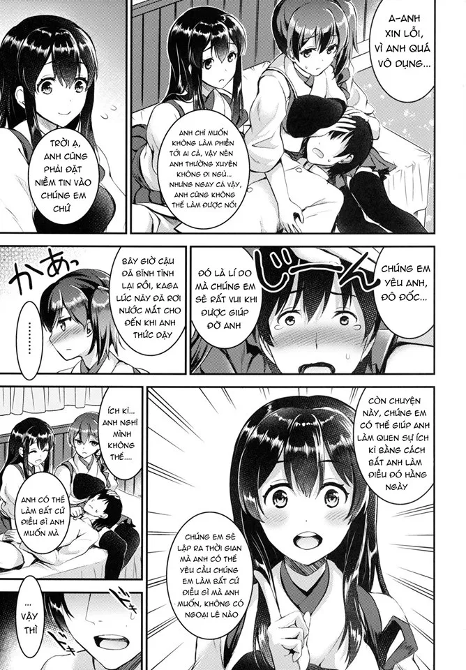 HentaiVN.net - Ảnh 6 - Teitoku o Dame ni Suru Junyuu Tekoki Teitoku o Dame ni Suru Junyuu Tekoki (Kantai Collection -KanColle-) [提督をダメにする授乳手コキ (艦隊これくしょん -艦これ-)] - Chap 1