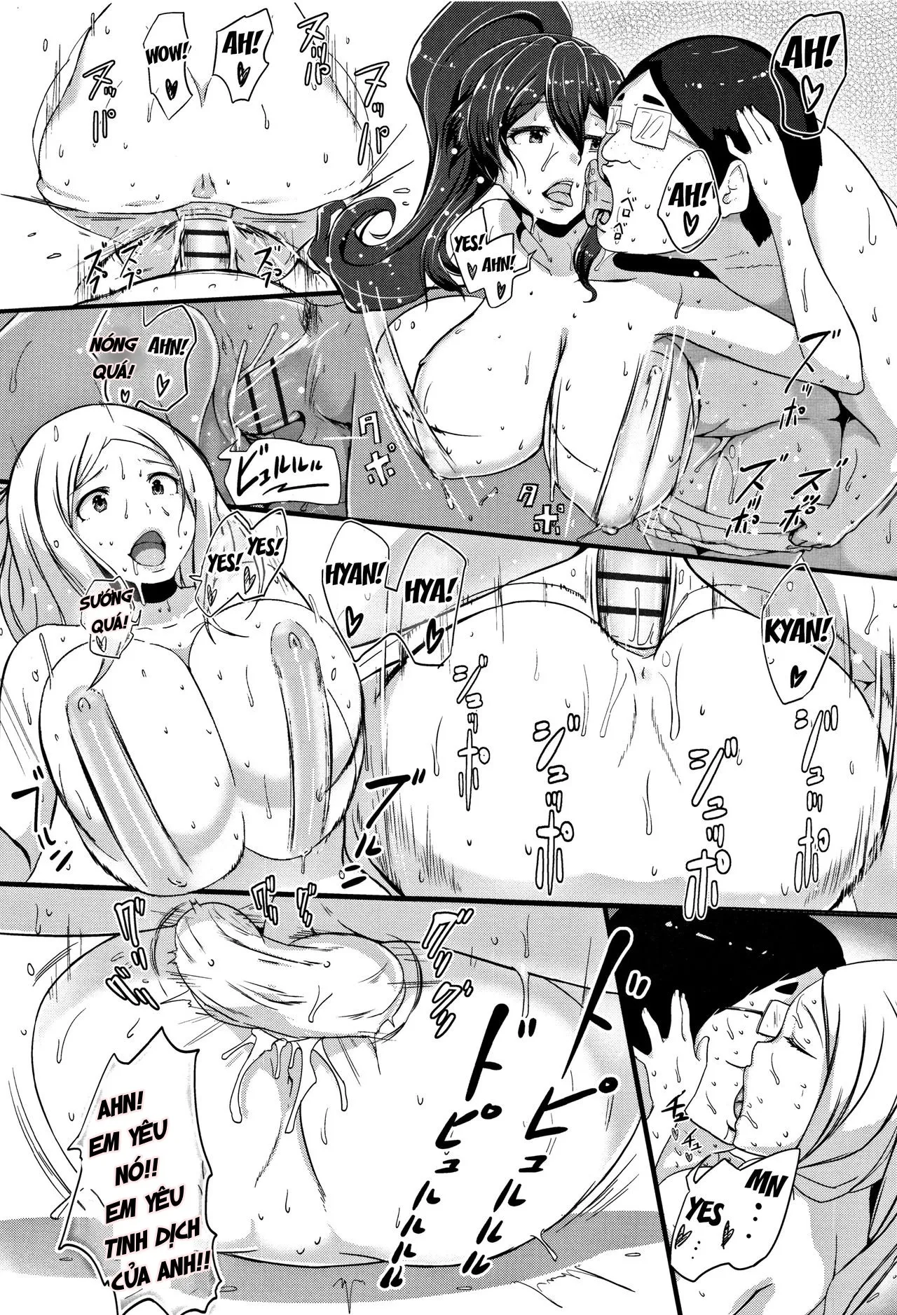 HentaiVN.net - Ảnh 28 - Inshuu Cheer Girl [Lewd Scent Cheer Girls] - Chap 1