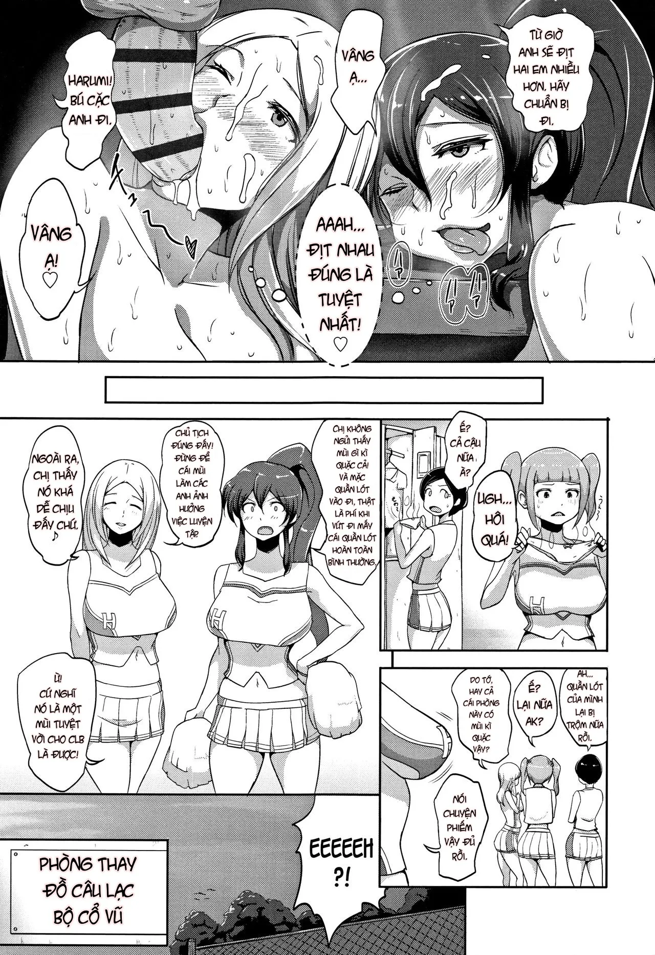 HentaiVN.net - Ảnh 30 - Inshuu Cheer Girl [Lewd Scent Cheer Girls] - Chap 1