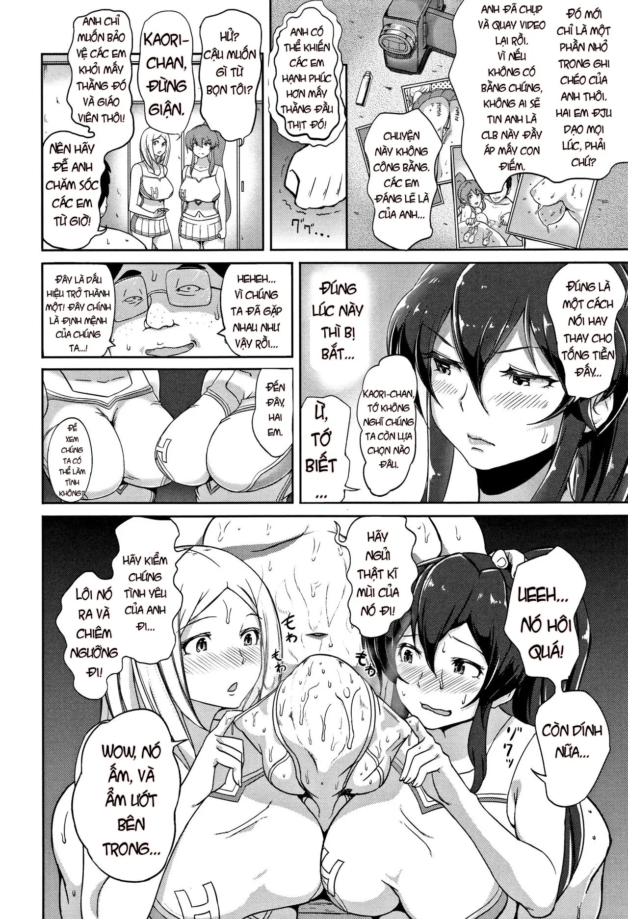 HentaiVN.net - Ảnh 9 - Inshuu Cheer Girl [Lewd Scent Cheer Girls] - Chap 1