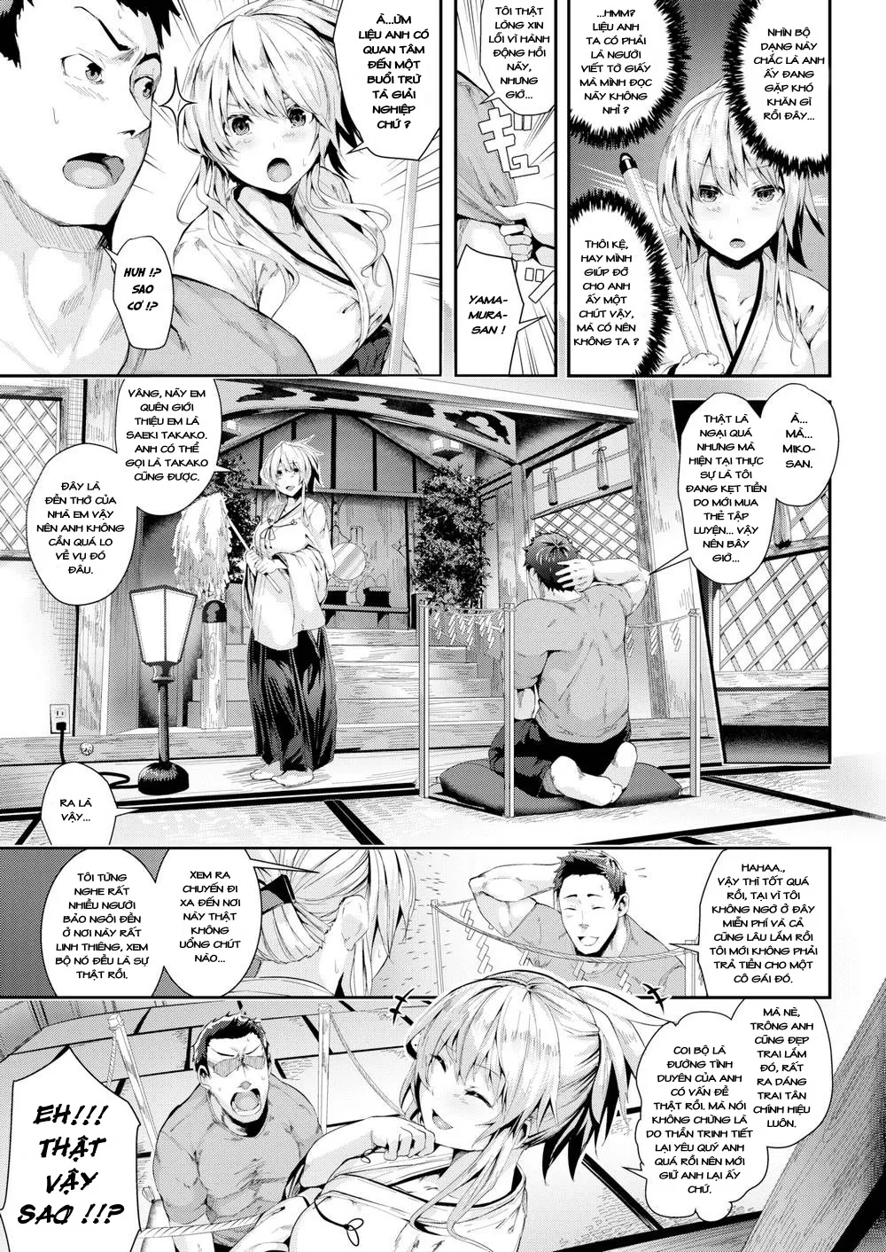 HentaiVN.net - Ảnh 4 - Hoá giải lời nguyền [The 8-Hakama Village] - Chap 1