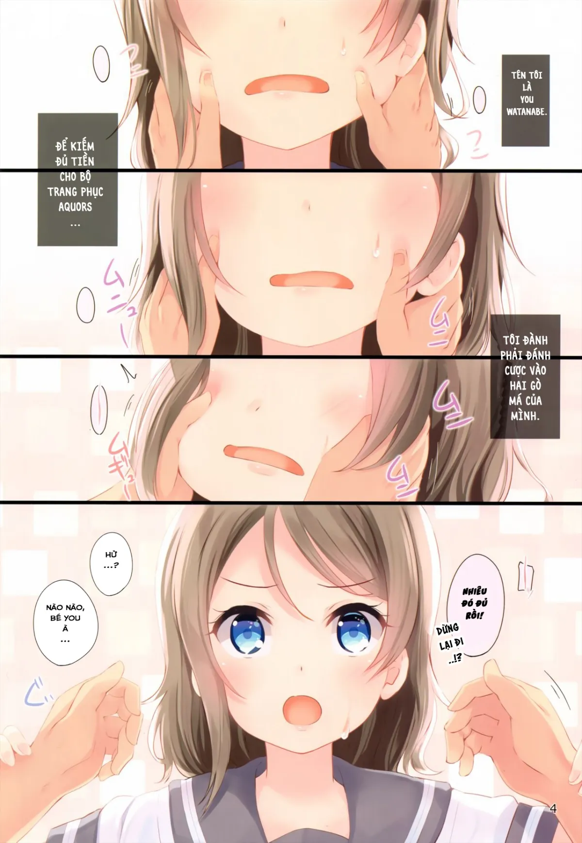 HentaiVN.net - Ảnh 4 - Những Chỗ Mềm Mại Của Bé You!? [You-chan no Ichiban Yawarakai Tokoro (Love Live! Sunshine!!), 曜ちゃんのいちばん 柔らかいところ (ラブライブ!サンシャイン!!)] - Chap 1