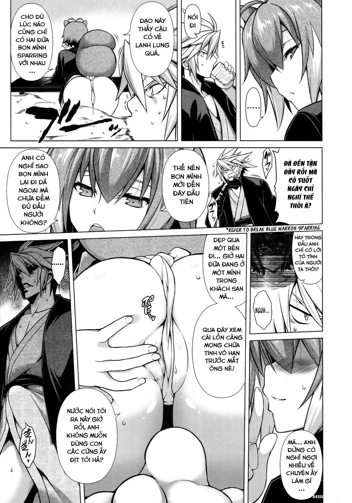 HentaiVN.net - Ảnh 5 - BREAK BLUE MARRON SPARRING2 (BlazBlue) - Chap 1