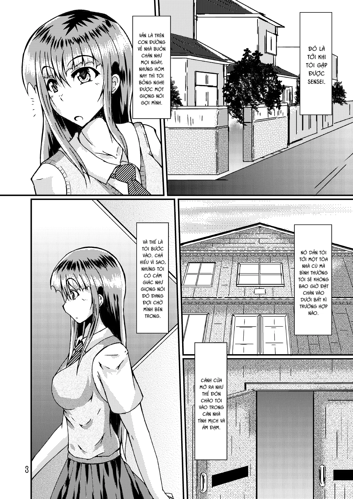 HentaiVN.net - Ảnh 4 - Tôi và Sensei. [Watashi to Sensei] - Chap 1