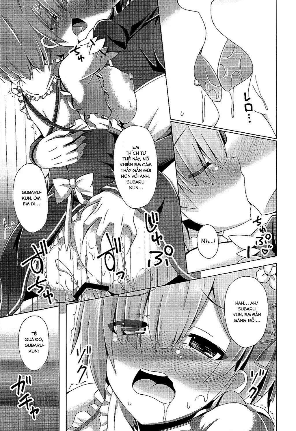 HentaiVN.net - Ảnh 4 - Teach me, Rem-sensei! An introduction to sex with Emilia-tan (Re:Zero kara Hajimeru Isekai Seikatsu) - Chap 1