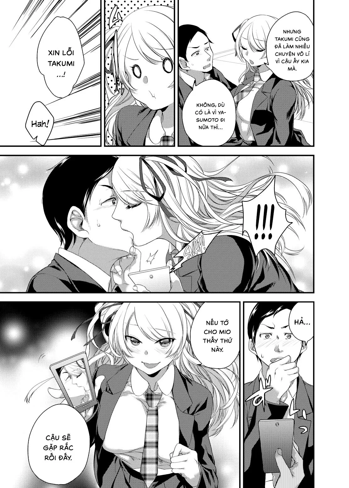 HentaiVN.net - Ảnh 13 - Netorase Bitch ~Kareshi No Tame Ni Hoka No Otoko De Ikikuruu Joshikousei.~ - Chap 1