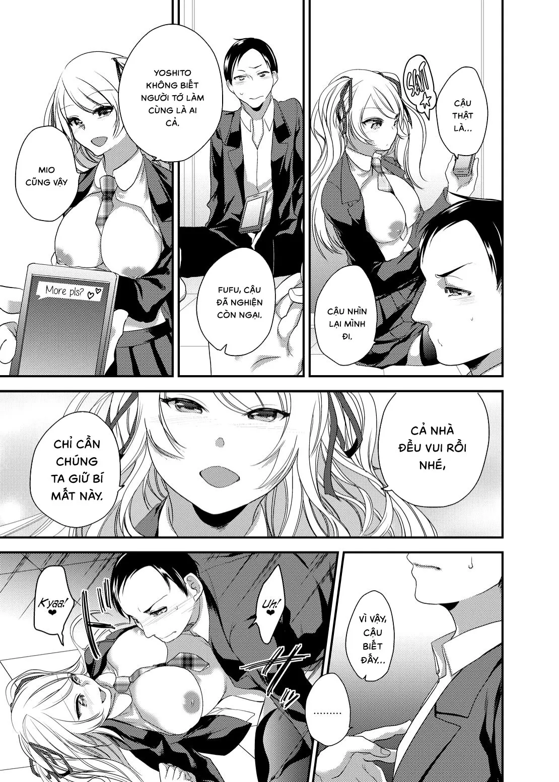 HentaiVN.net - Ảnh 23 - Netorase Bitch ~Kareshi No Tame Ni Hoka No Otoko De Ikikuruu Joshikousei.~ - Chap 1