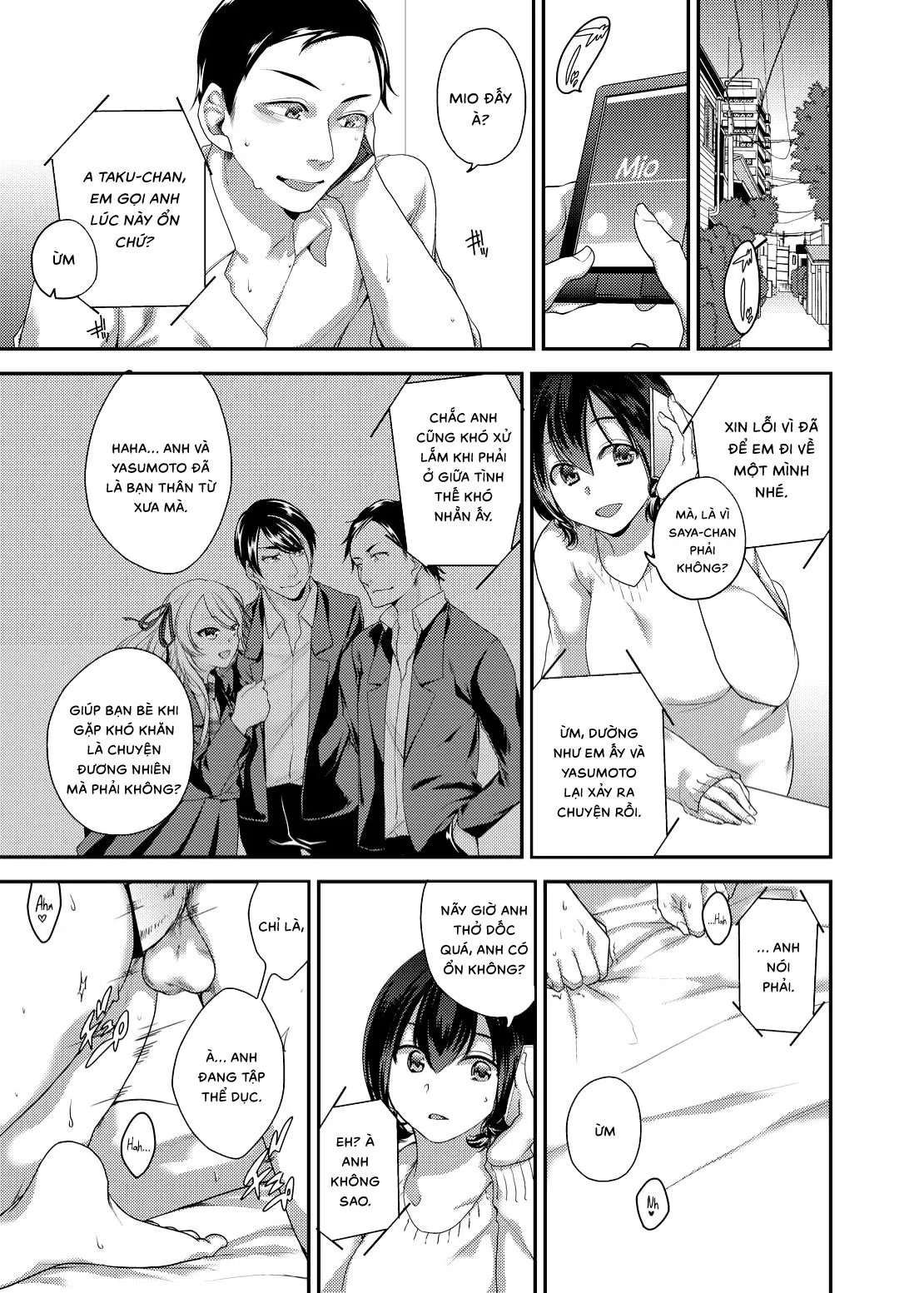 HentaiVN.net - Ảnh 3 - Netorase Bitch ~Kareshi No Tame Ni Hoka No Otoko De Ikikuruu Joshikousei.~ - Chap 1