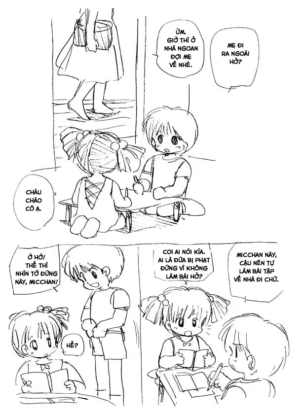HentaiVN.net - Ảnh 3 - Thiên Thần Sang Trông Nhà Với Bạn! [Tenshi no Orusuban] - Chap 1