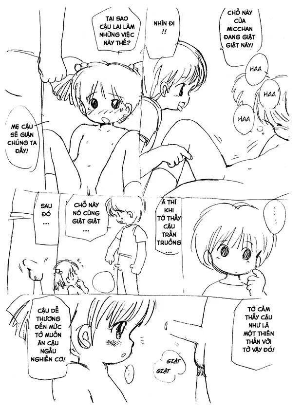 HentaiVN.net - Ảnh 8 - Thiên Thần Sang Trông Nhà Với Bạn! [Tenshi no Orusuban] - Chap 1