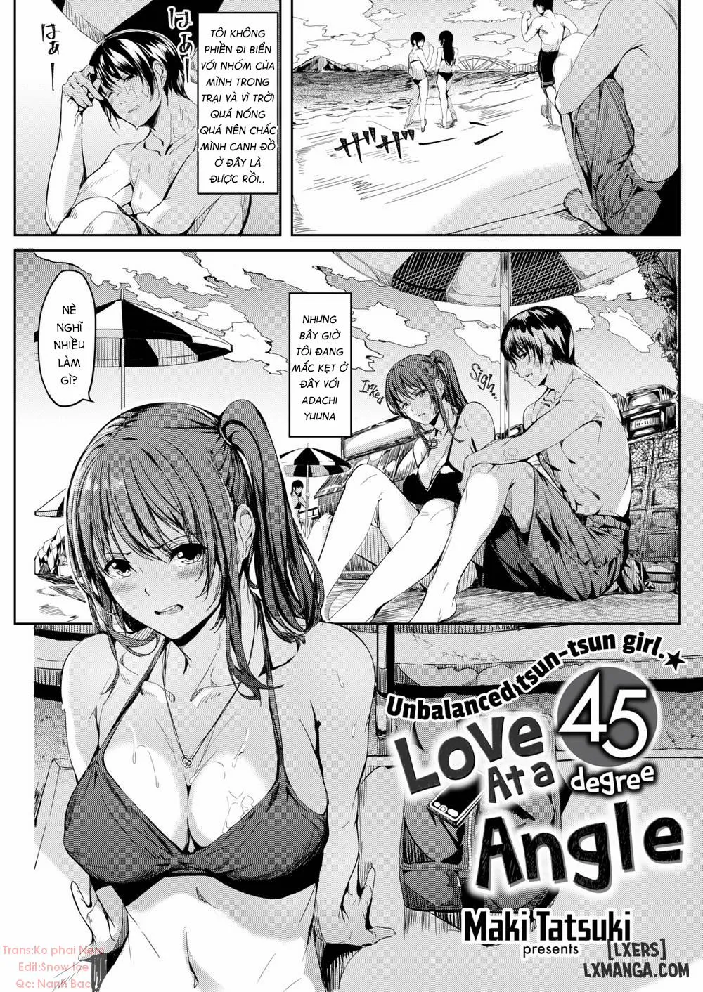 HentaiVN.net - Ảnh 1 - Love at a 45 Degree Angle - Chap 1