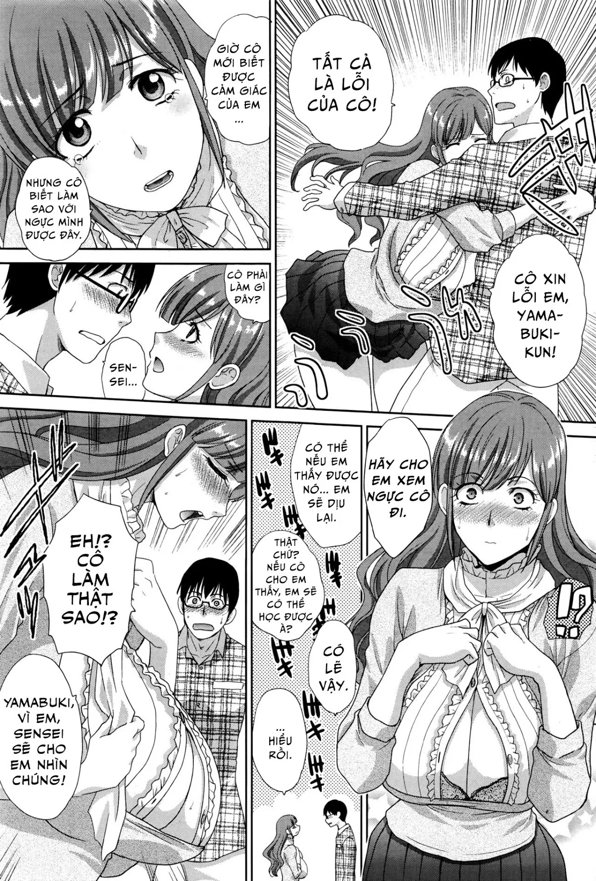 HentaiVN.net - Ảnh 10 - Study With Cleavage - Chap 1