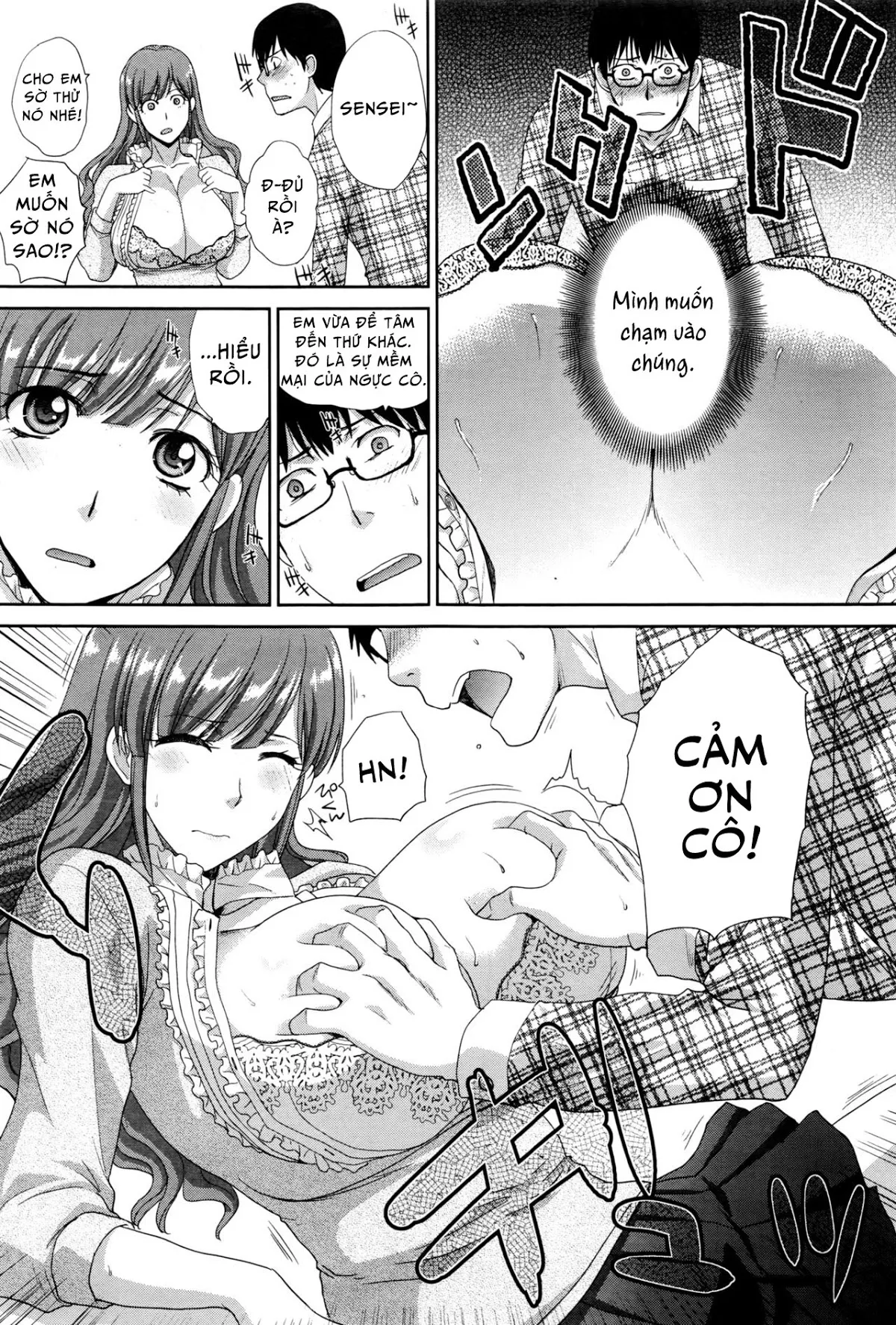 HentaiVN.net - Ảnh 12 - Study With Cleavage - Chap 1