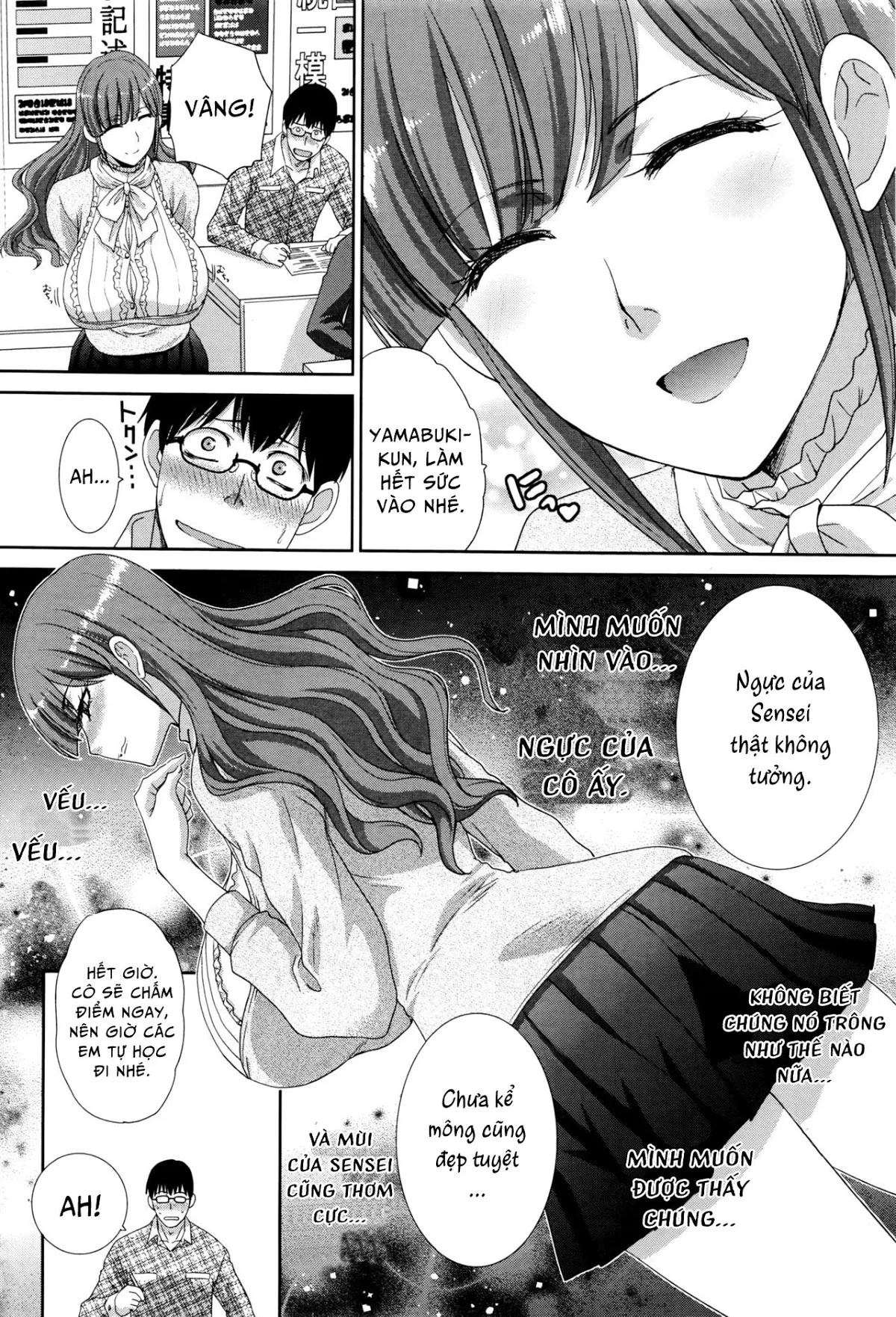 HentaiVN.net - Ảnh 5 - Study With Cleavage - Chap 1