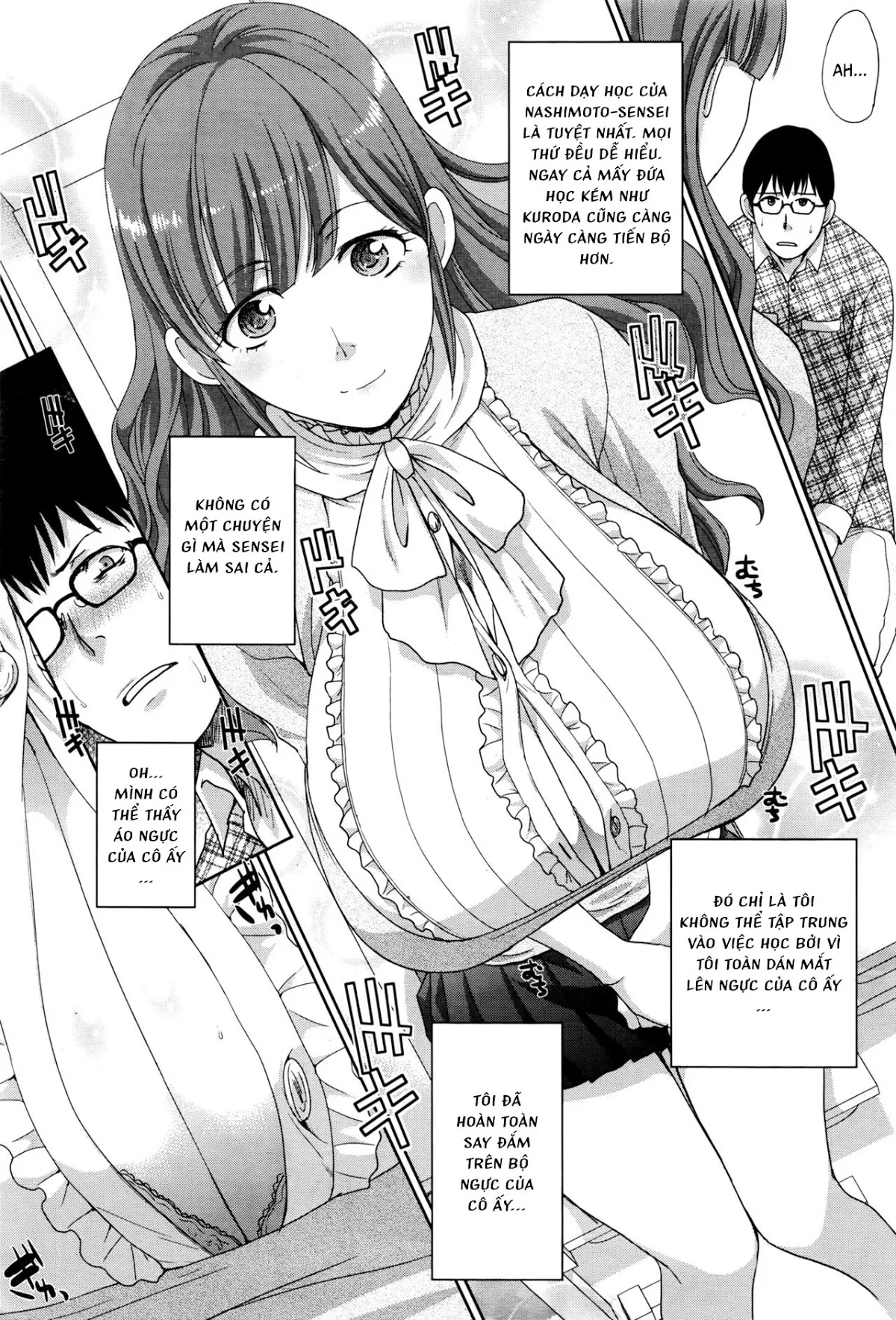 HentaiVN.net - Ảnh 8 - Study With Cleavage - Chap 1