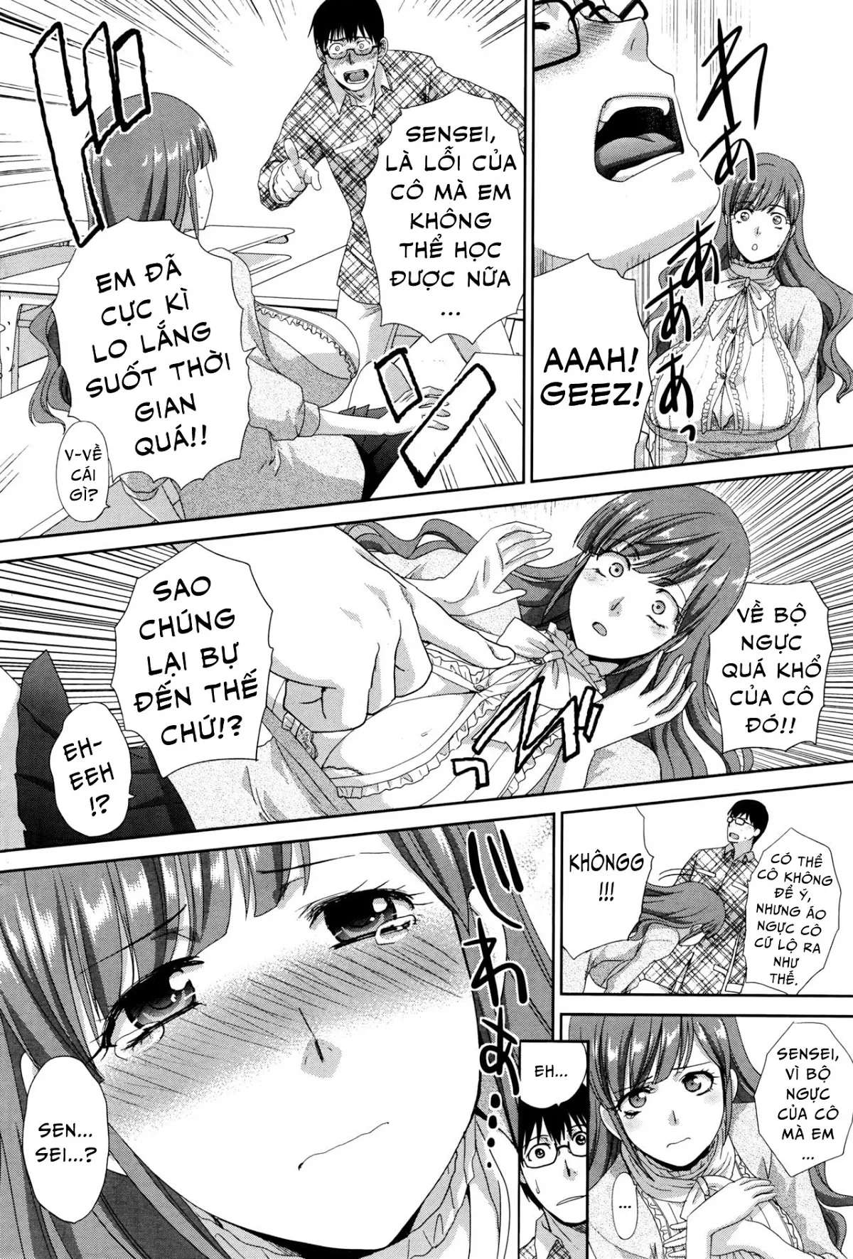 HentaiVN.net - Ảnh 9 - Study With Cleavage - Chap 1