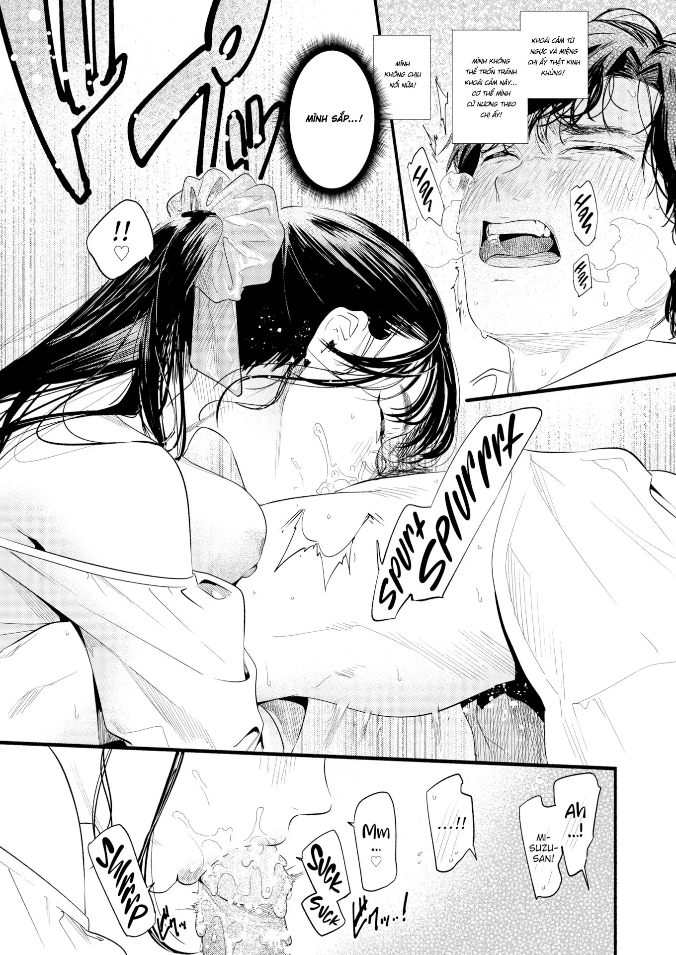 HentaiVN.net - Ảnh 10 - Tìm hiểu nàng Misuzu [Studying Misuzu; Misuzu-san no Obenkyou] - Chap 1