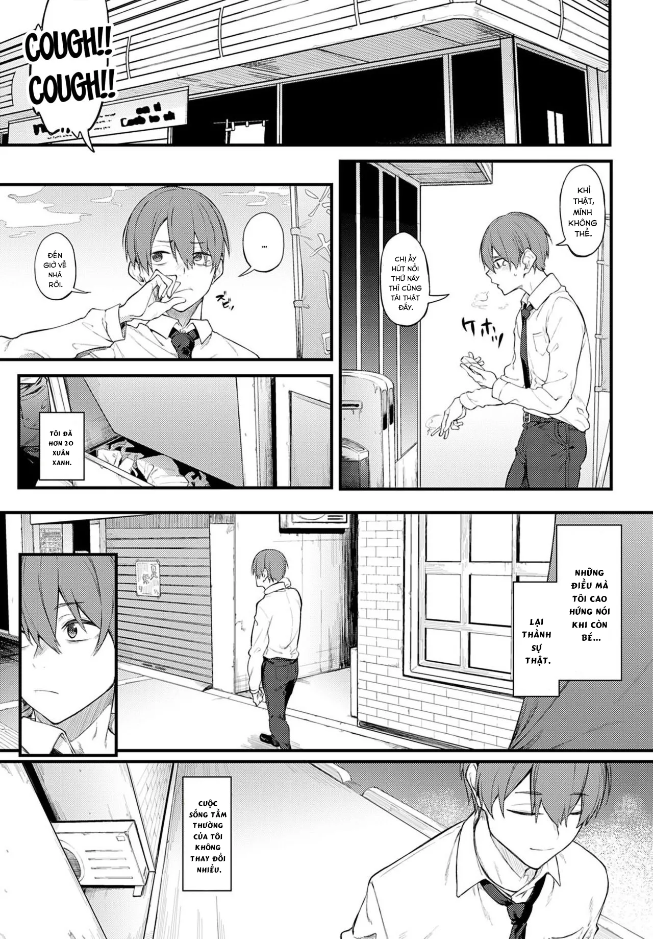 HentaiVN.net - Ảnh 28 - Shiroi Kemuri to Brim [White Smoke and Brim] - Chap 1