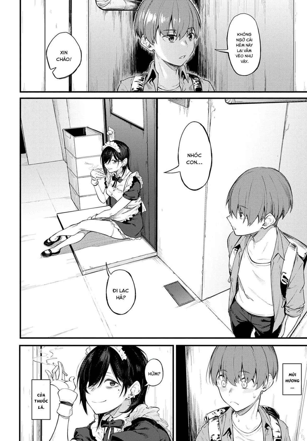 HentaiVN.net - Ảnh 3 - Shiroi Kemuri to Brim [White Smoke and Brim] - Chap 1