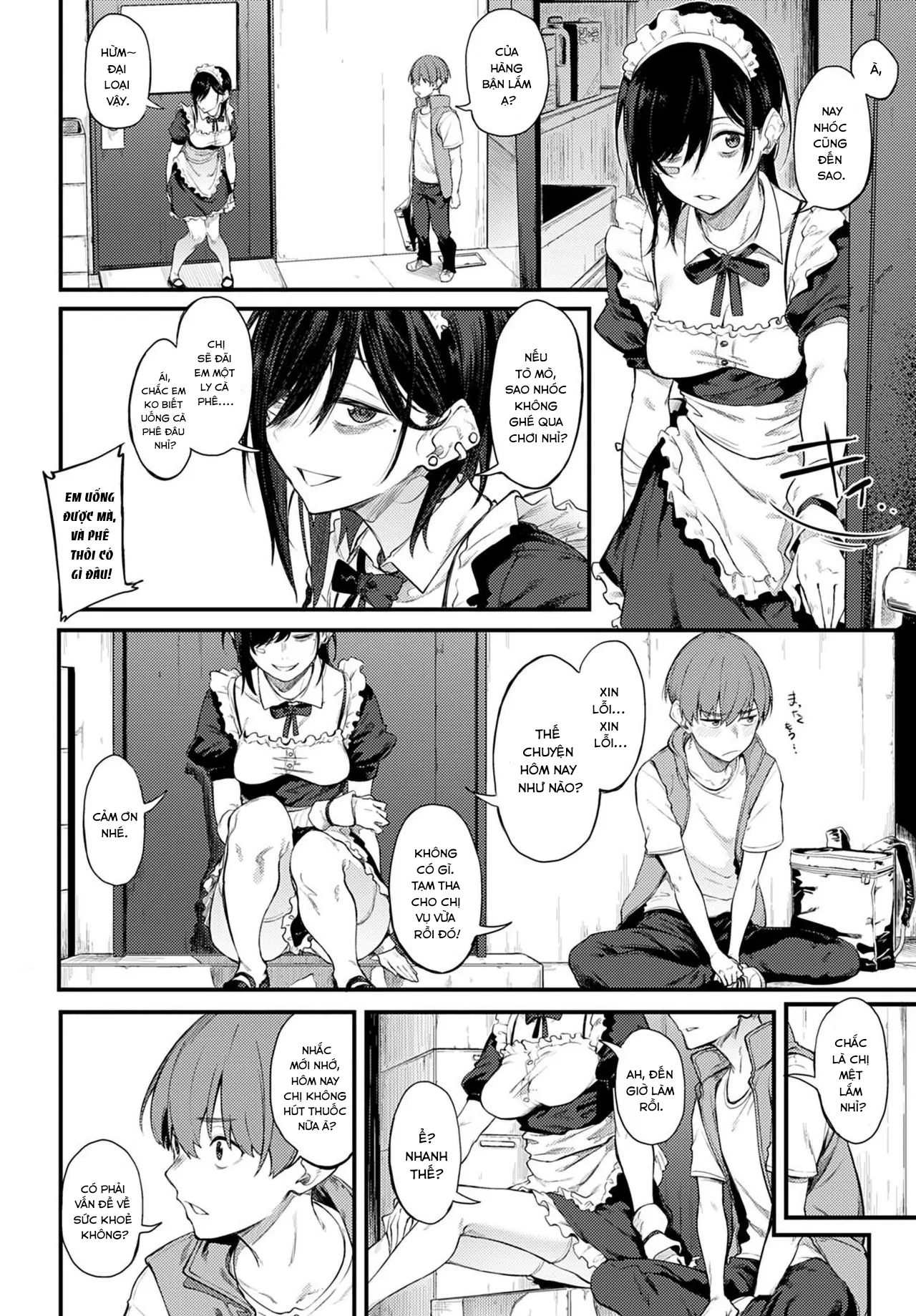 HentaiVN.net - Ảnh 7 - Shiroi Kemuri to Brim [White Smoke and Brim] - Chap 1