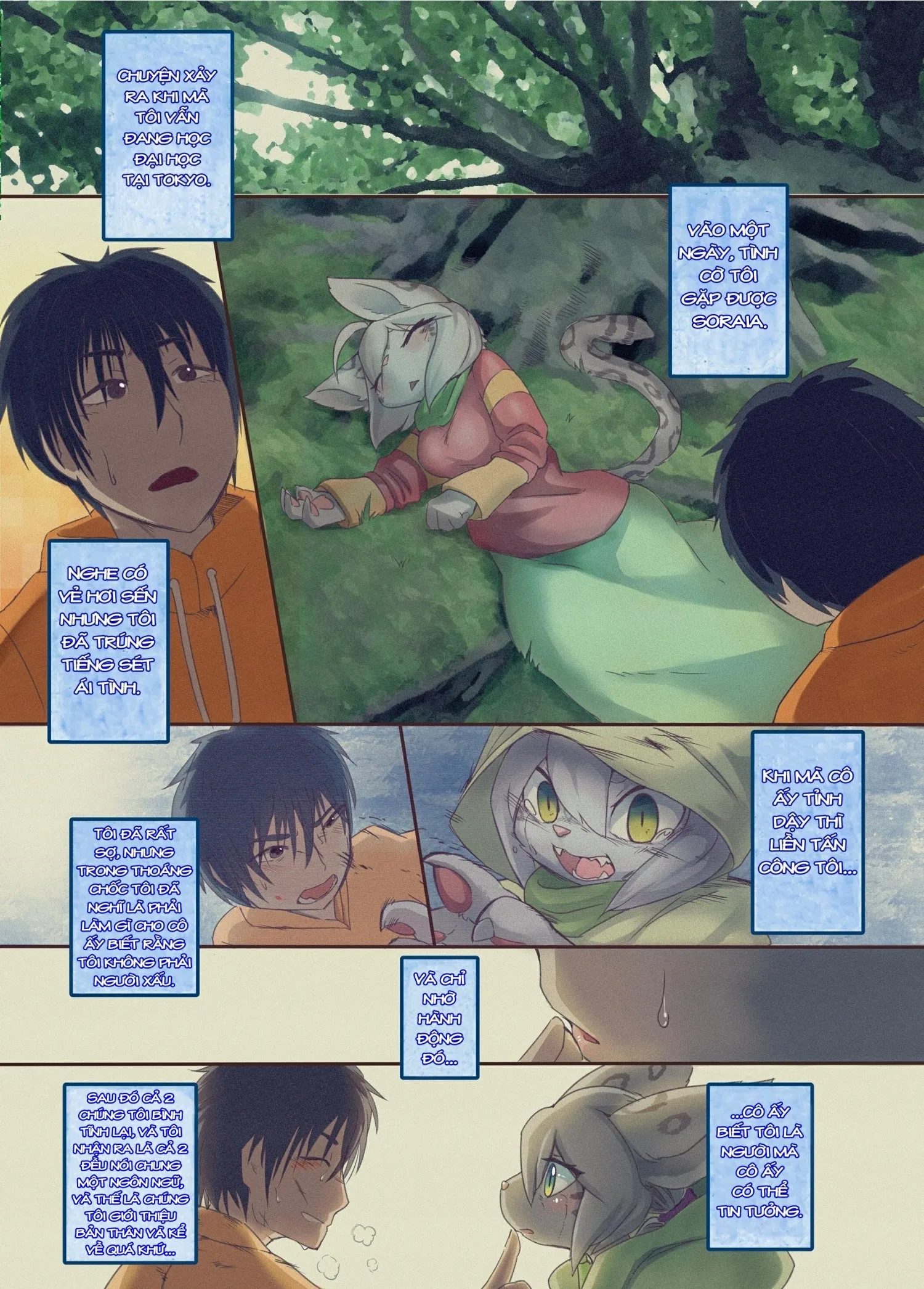 HentaiVN.net - Ảnh 6 - Uchi no Yome ni wa Shippo ga Atte [Decensored] - Chap 1