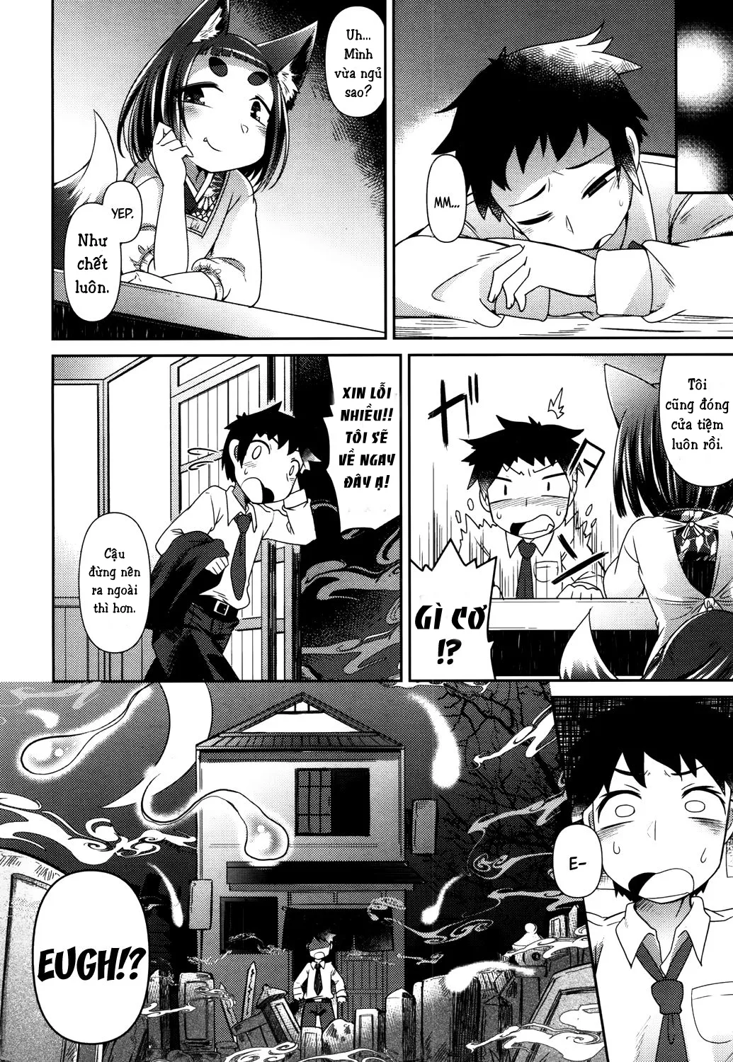 HentaiVN.net - Ảnh 11 - Yêu Hồ thực quán [Youkai Koryouriya ni Youkoso; Welcome to the Youkai Bistro] - Chap 1