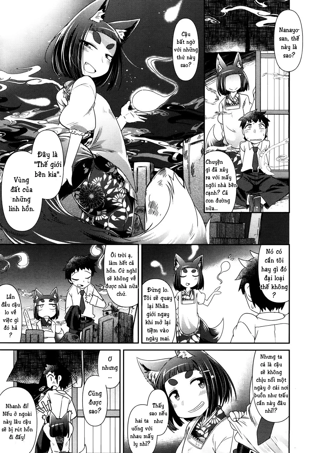 HentaiVN.net - Ảnh 12 - Yêu Hồ thực quán [Youkai Koryouriya ni Youkoso; Welcome to the Youkai Bistro] - Chap 1