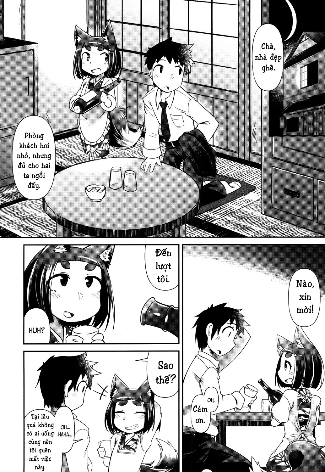 HentaiVN.net - Ảnh 13 - Yêu Hồ thực quán [Youkai Koryouriya ni Youkoso; Welcome to the Youkai Bistro] - Chap 1