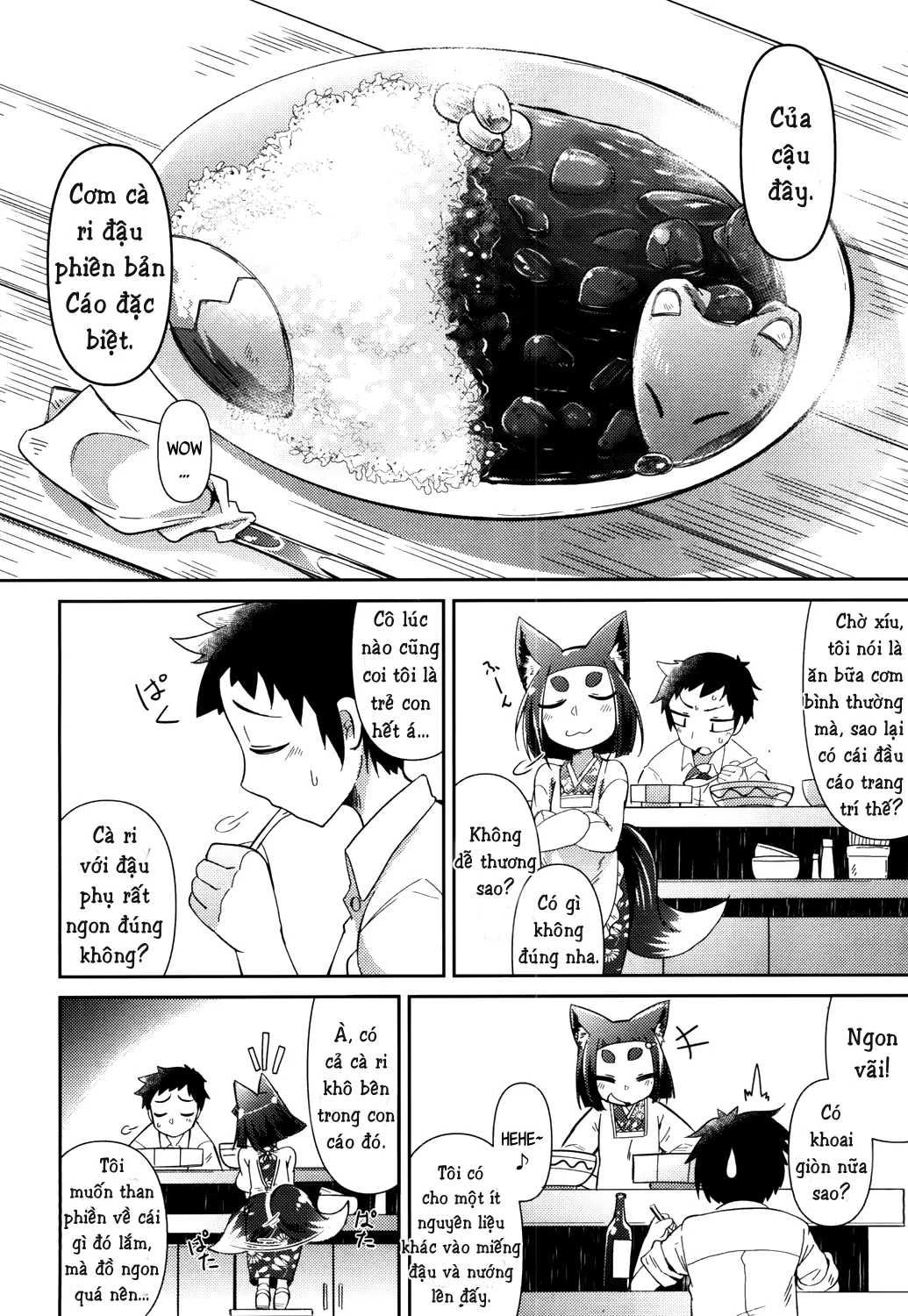 HentaiVN.net - Ảnh 5 - Yêu Hồ thực quán [Youkai Koryouriya ni Youkoso; Welcome to the Youkai Bistro] - Chap 1