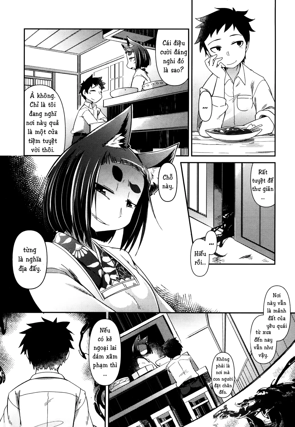 HentaiVN.net - Ảnh 6 - Yêu Hồ thực quán [Youkai Koryouriya ni Youkoso; Welcome to the Youkai Bistro] - Chap 1
