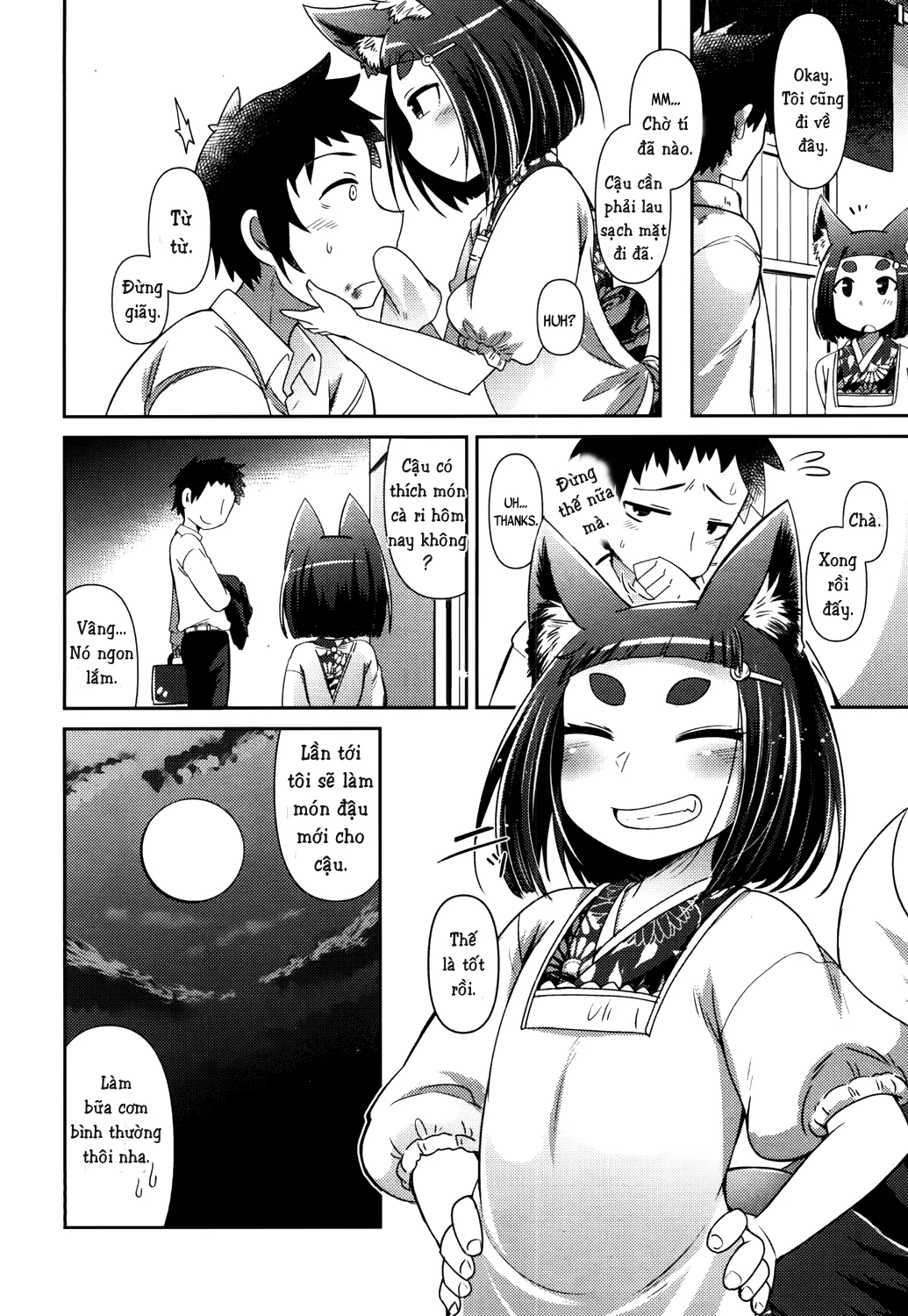 HentaiVN.net - Ảnh 9 - Yêu Hồ thực quán [Youkai Koryouriya ni Youkoso; Welcome to the Youkai Bistro] - Chap 1