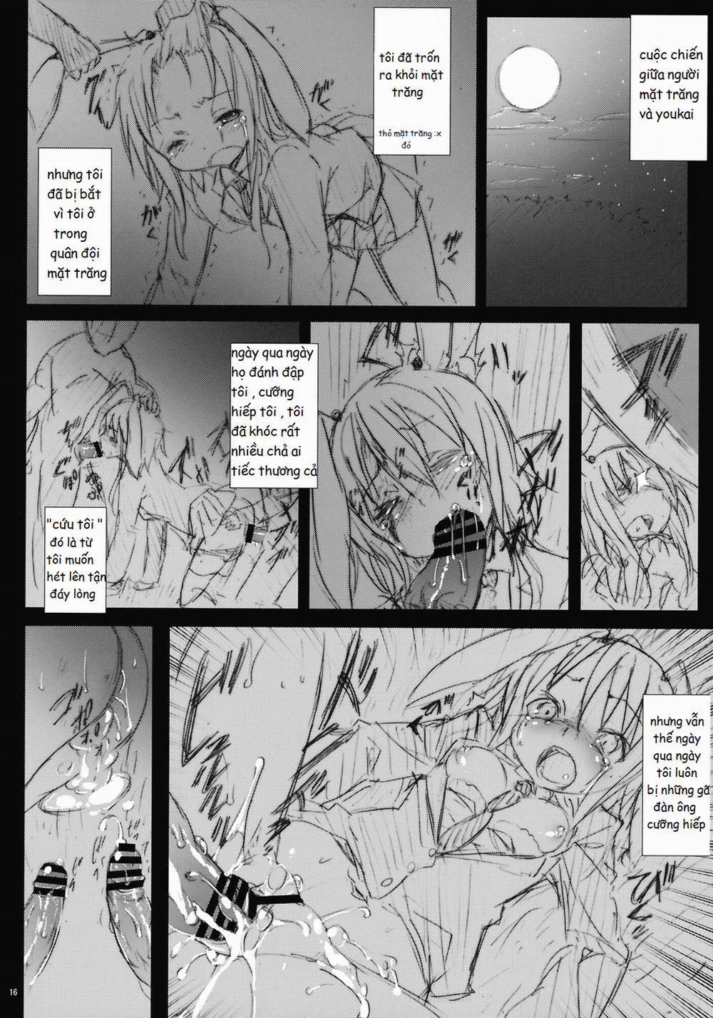 HentaiVN.net - Ảnh 13 - Eientei de Usagi Gari ~Kagen~ ( Touhou Project ) [Thỏ thợ săn của mặt trăng] - Chap 1