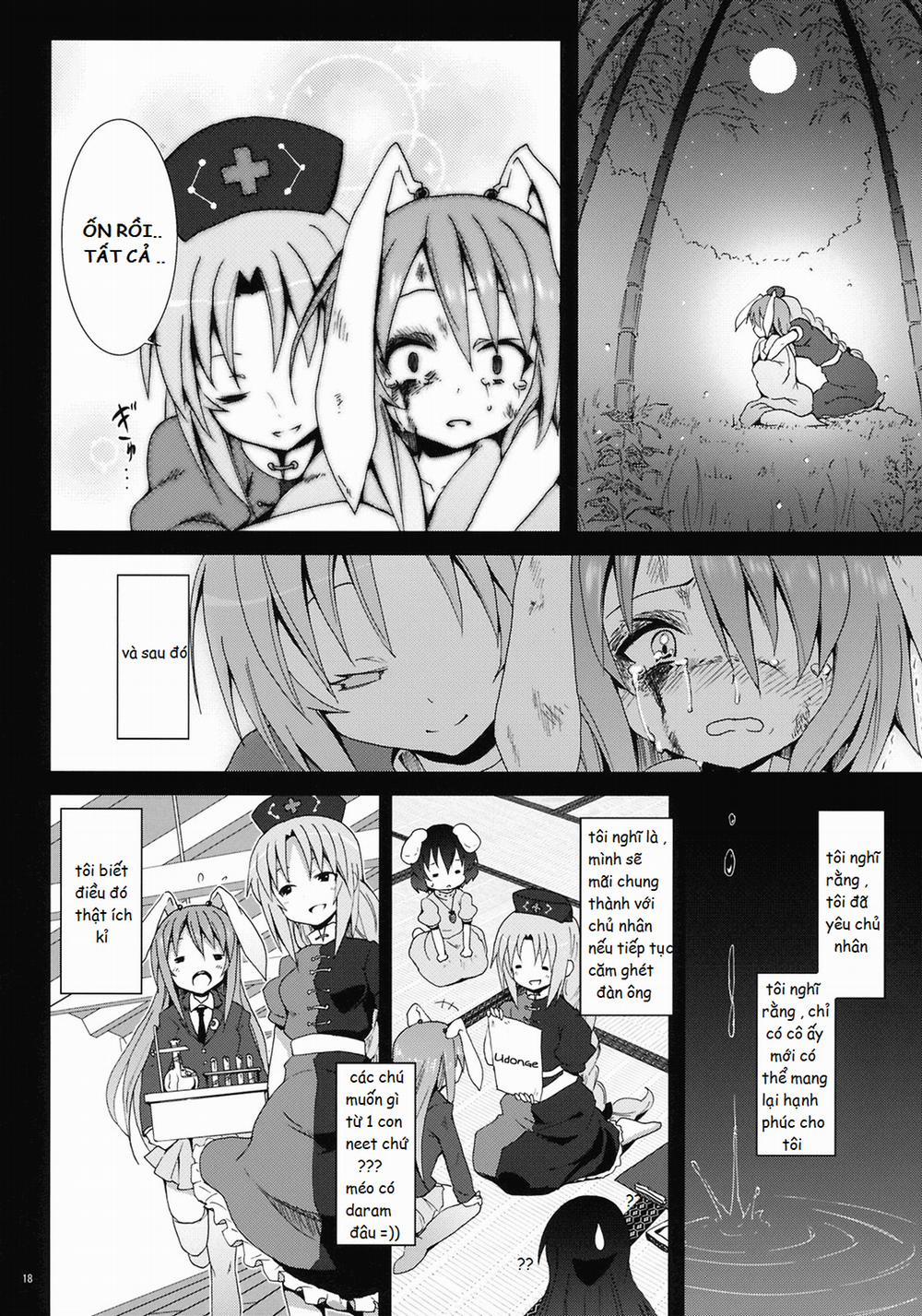 HentaiVN.net - Ảnh 15 - Eientei de Usagi Gari ~Kagen~ ( Touhou Project ) [Thỏ thợ săn của mặt trăng] - Chap 1
