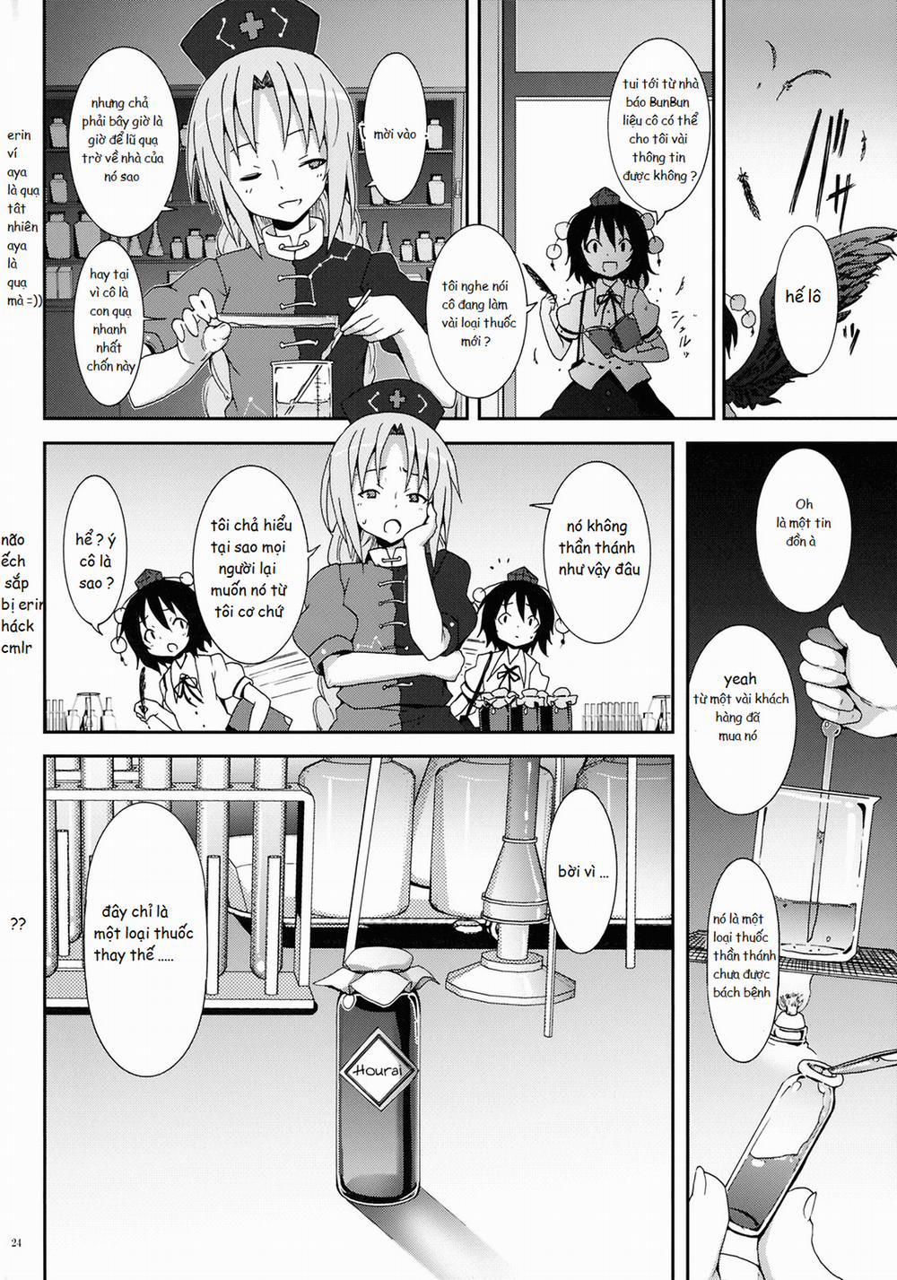 HentaiVN.net - Ảnh 21 - Eientei de Usagi Gari ~Kagen~ ( Touhou Project ) [Thỏ thợ săn của mặt trăng] - Chap 1