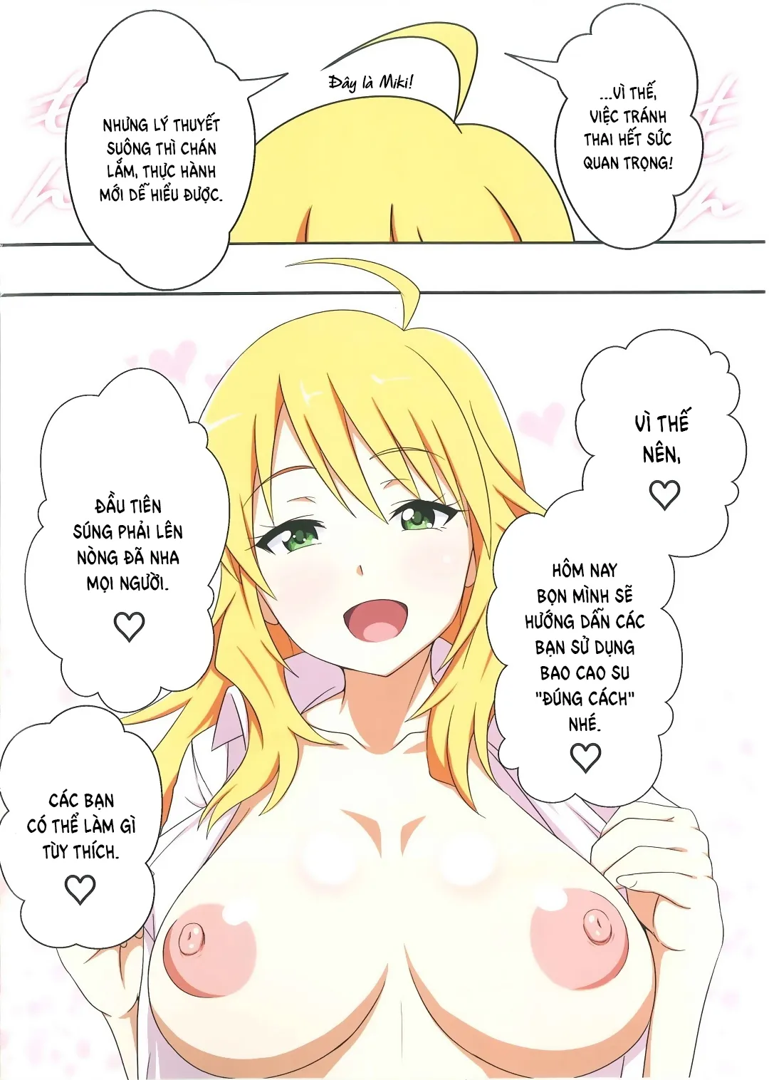 HentaiVN.net - Ảnh 5 - Hướng dẫn đeo bao đúng cách! [Fairy's C♡ck Lecture; Fairy Chinpo Lecture] - Chap 1
