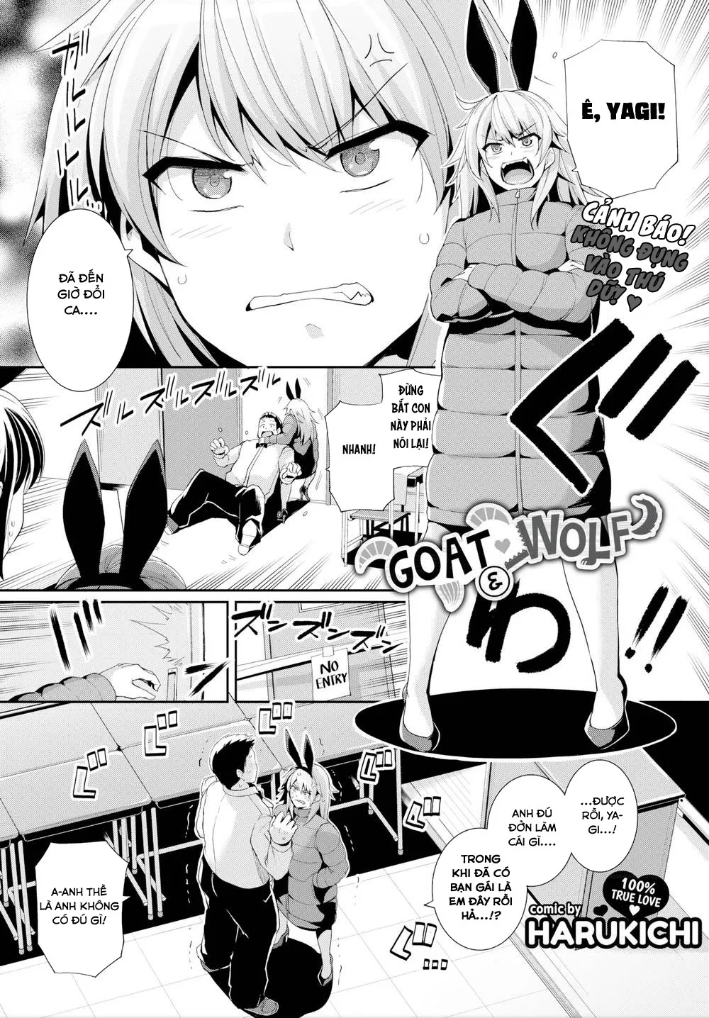 HentaiVN.net - Ảnh 5 - Cau có Con Cá Chà Bặc [Goat & Wolf] - Chap 1