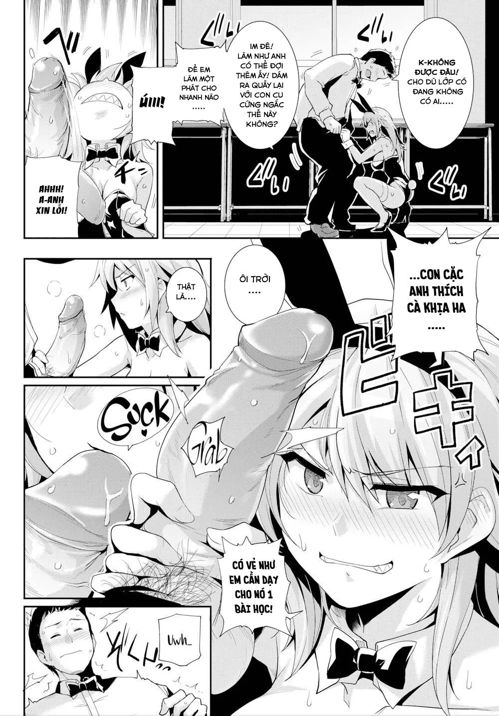 HentaiVN.net - Ảnh 9 - Cau có Con Cá Chà Bặc [Goat & Wolf] - Chap 1