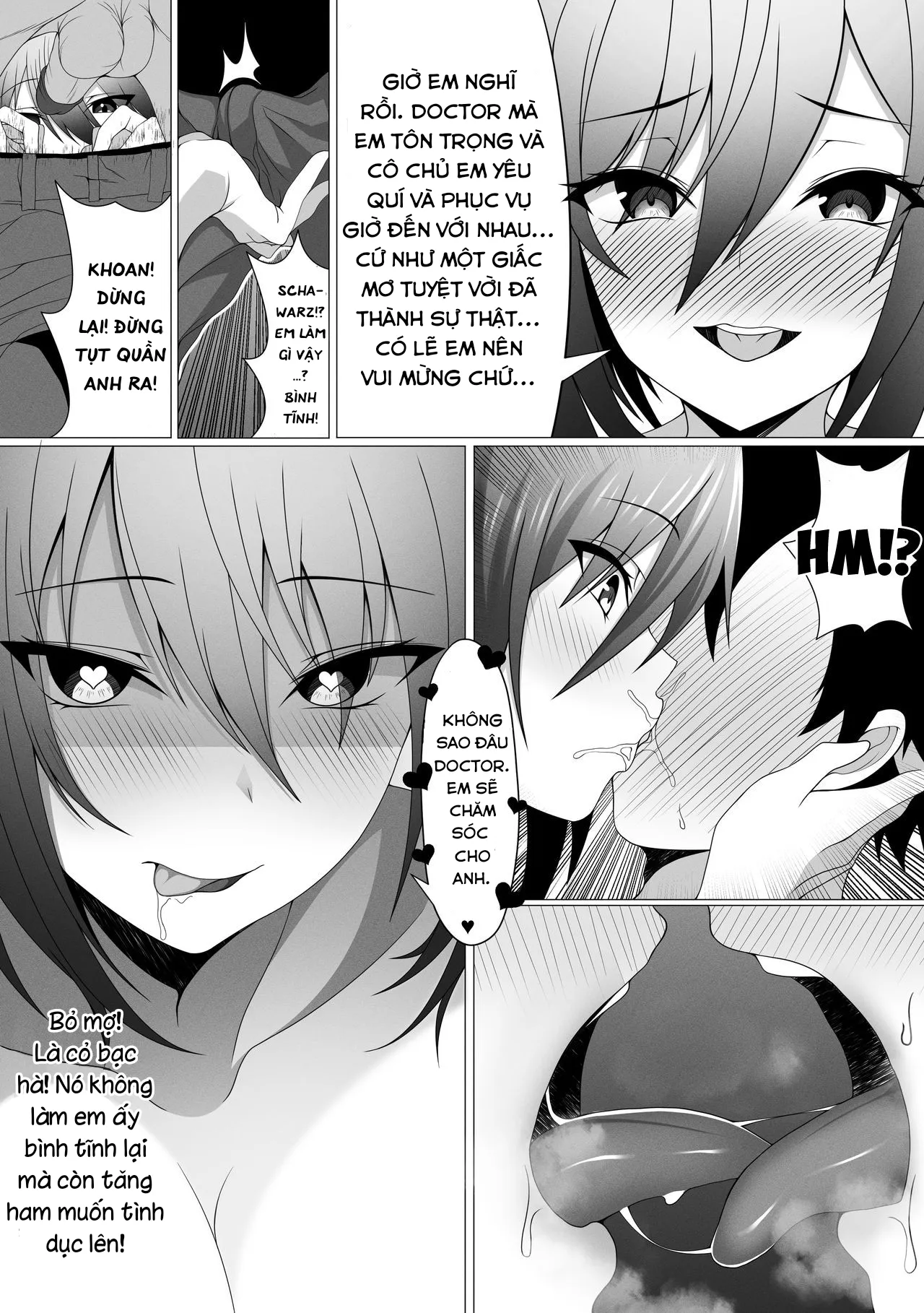 HentaiVN.net - Ảnh 10 - Doctor×Ceylon×Schwarz (Arknights) - Chap 1