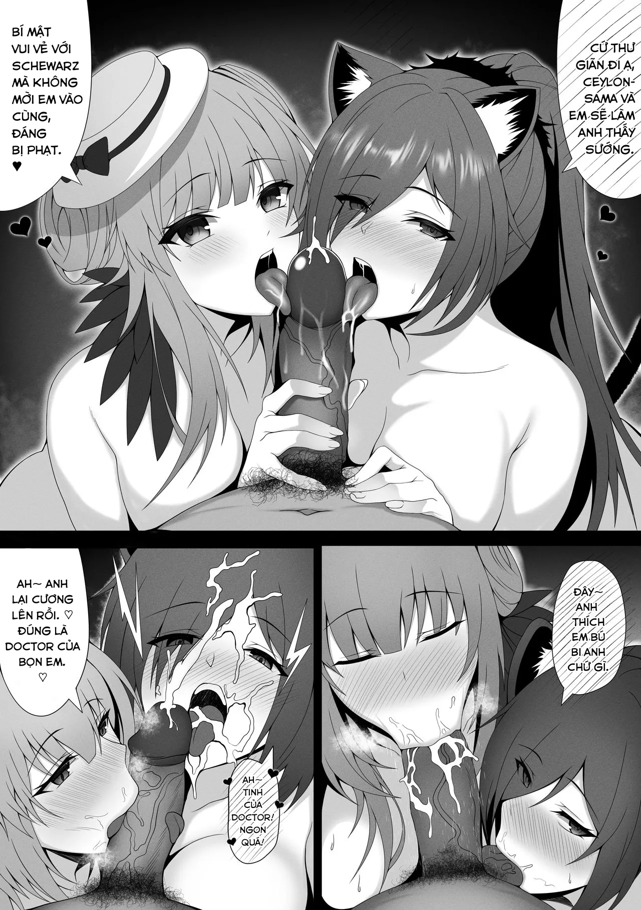 HentaiVN.net - Ảnh 22 - Doctor×Ceylon×Schwarz (Arknights) - Chap 1