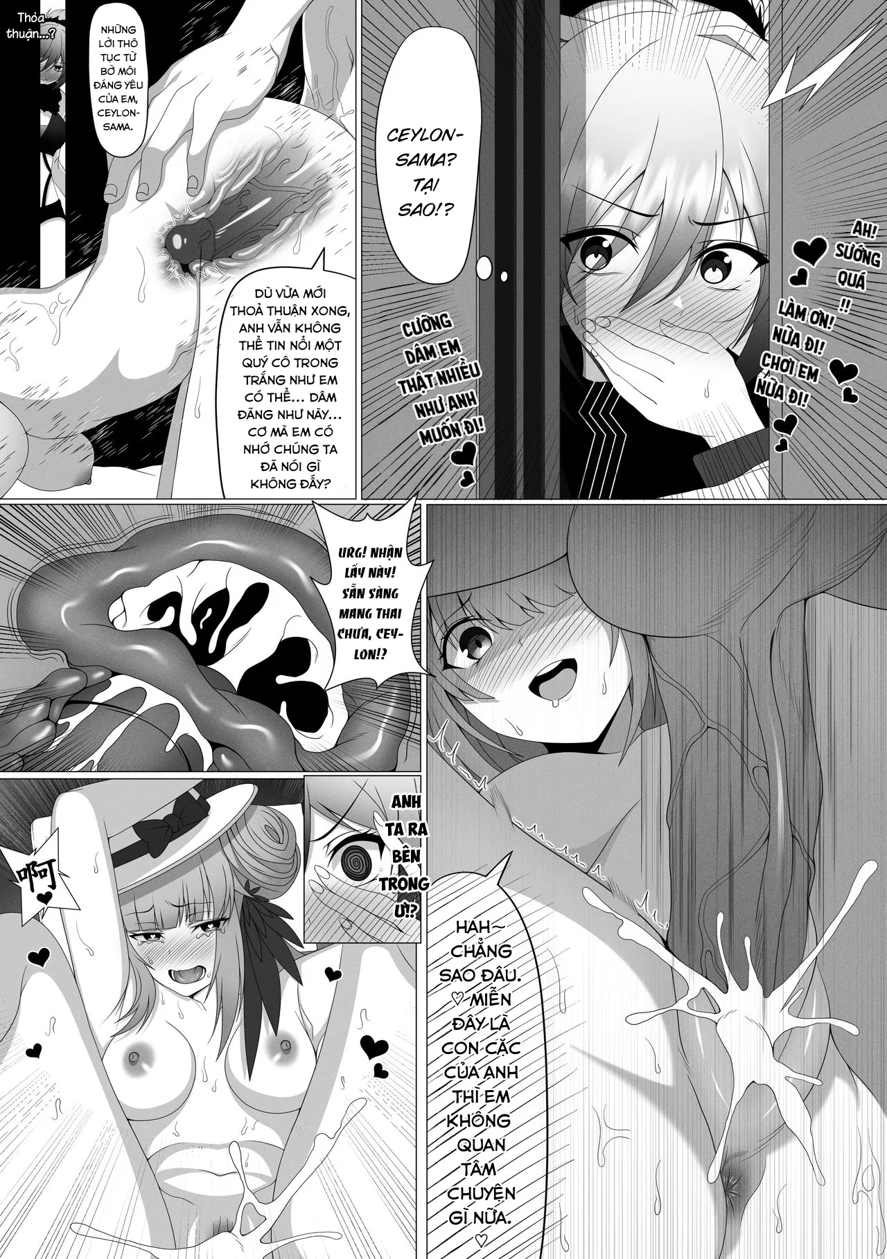 HentaiVN.net - Ảnh 5 - Doctor×Ceylon×Schwarz (Arknights) - Chap 1