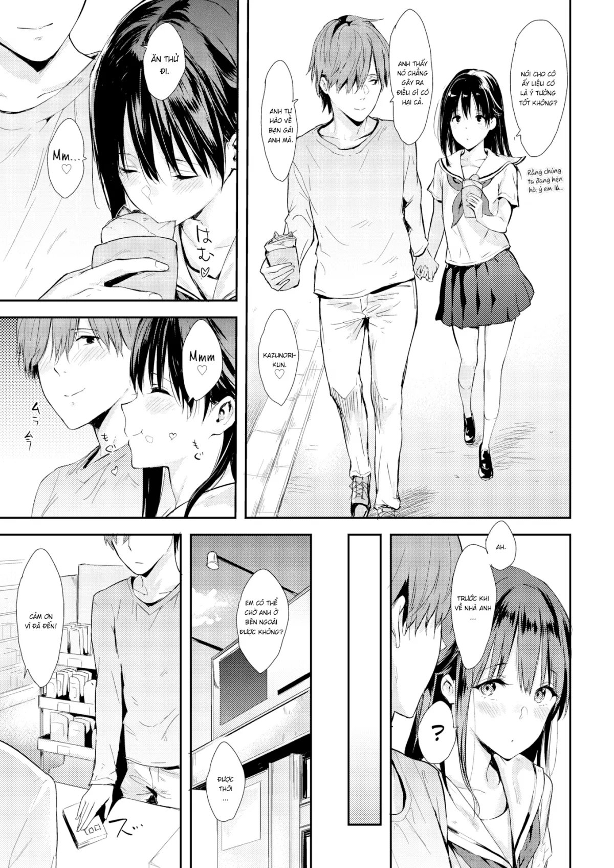 HentaiVN.net - Ảnh 3 - With My Younger Girlfriend - Chap 1