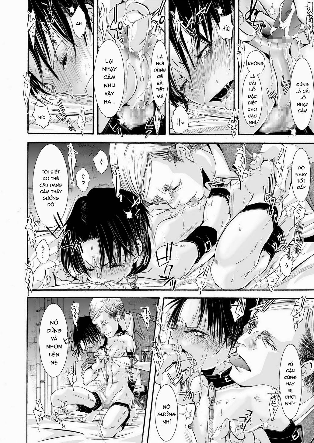 HentaiVN.net - Ảnh 11 - リヴァイ調教録 - Chap 1