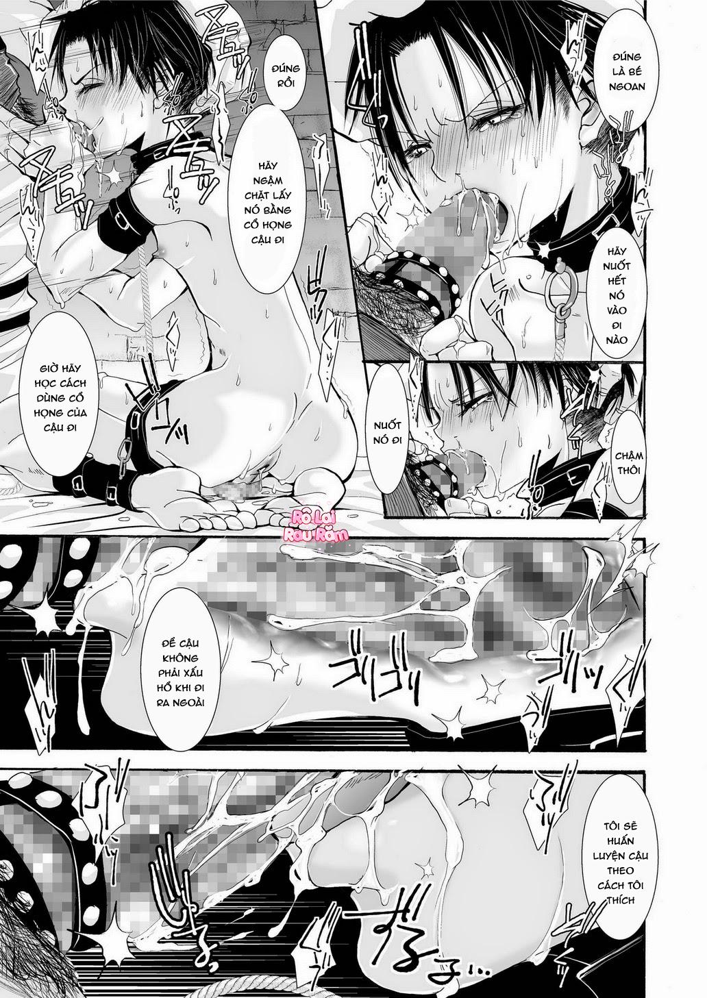 HentaiVN.net - Ảnh 14 - リヴァイ調教録 - Chap 1