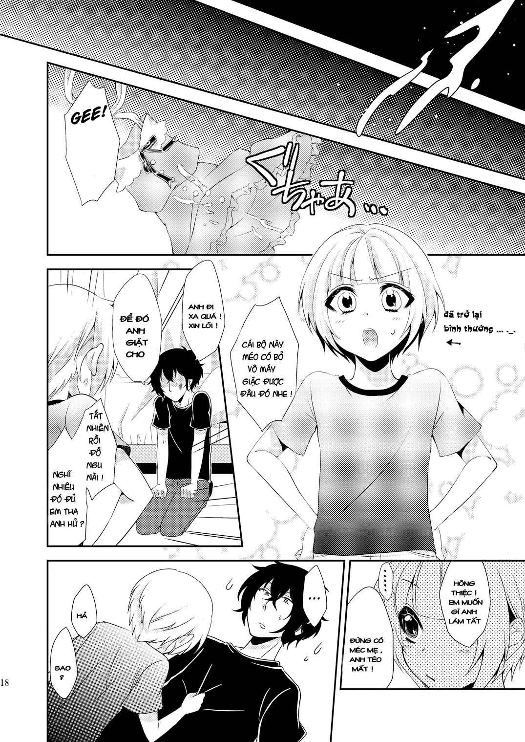 HentaiVN.net - Ảnh 16 - Otouto ga Gakusai de Josou Sururashiinda ga Mattaku Share ni natte nai Ken - Chap 1
