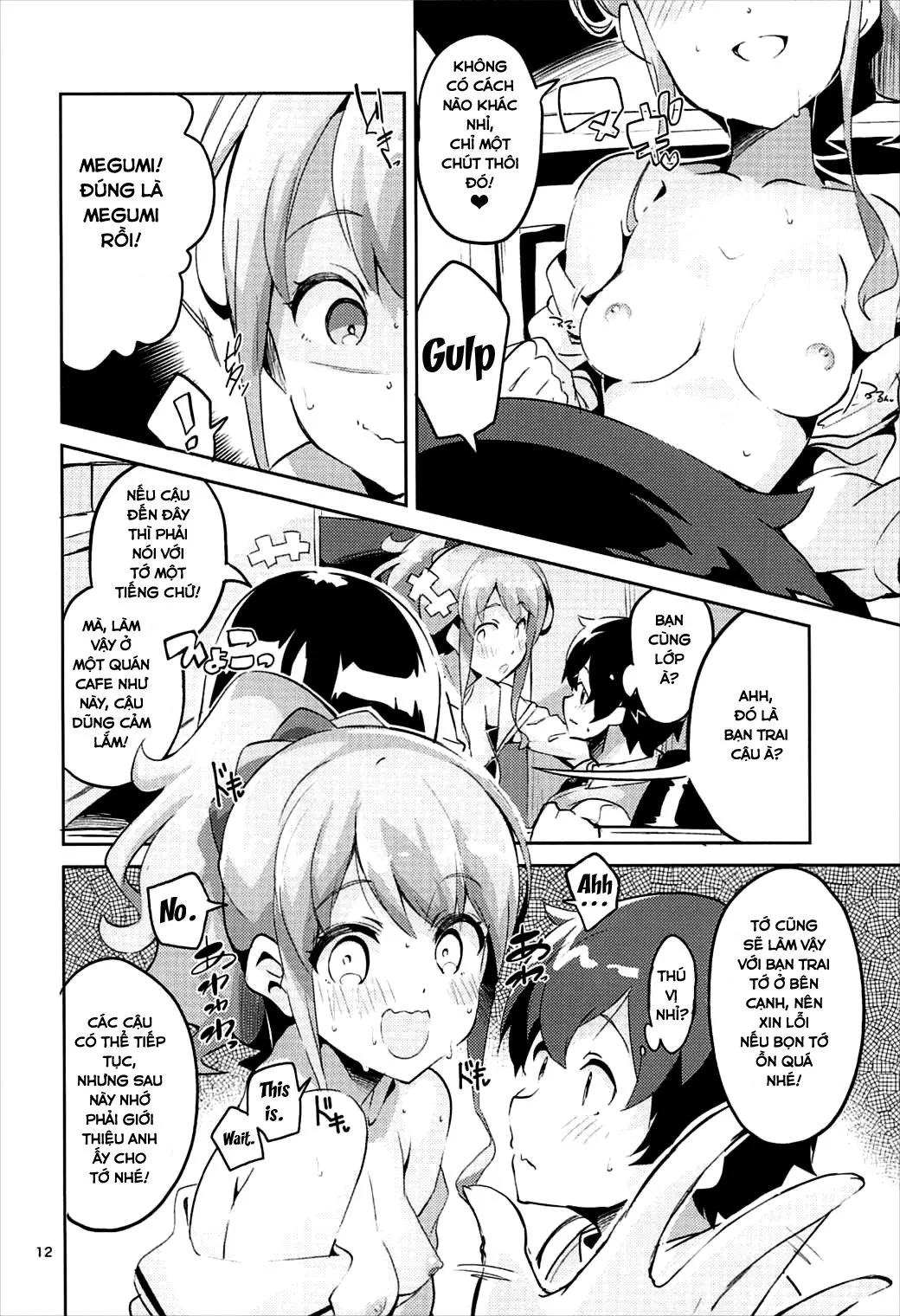 HentaiVN.net - Ảnh 11 - Cùng Megumi ở quán cafe internet (Eromanga Sensei) [Jinno Megumi to NeCafe no Couple Seat de Ichaicha suru Hon; Making Out With Jinno Megumi On A Couple Seat Of The NeCafe] - Chap 1