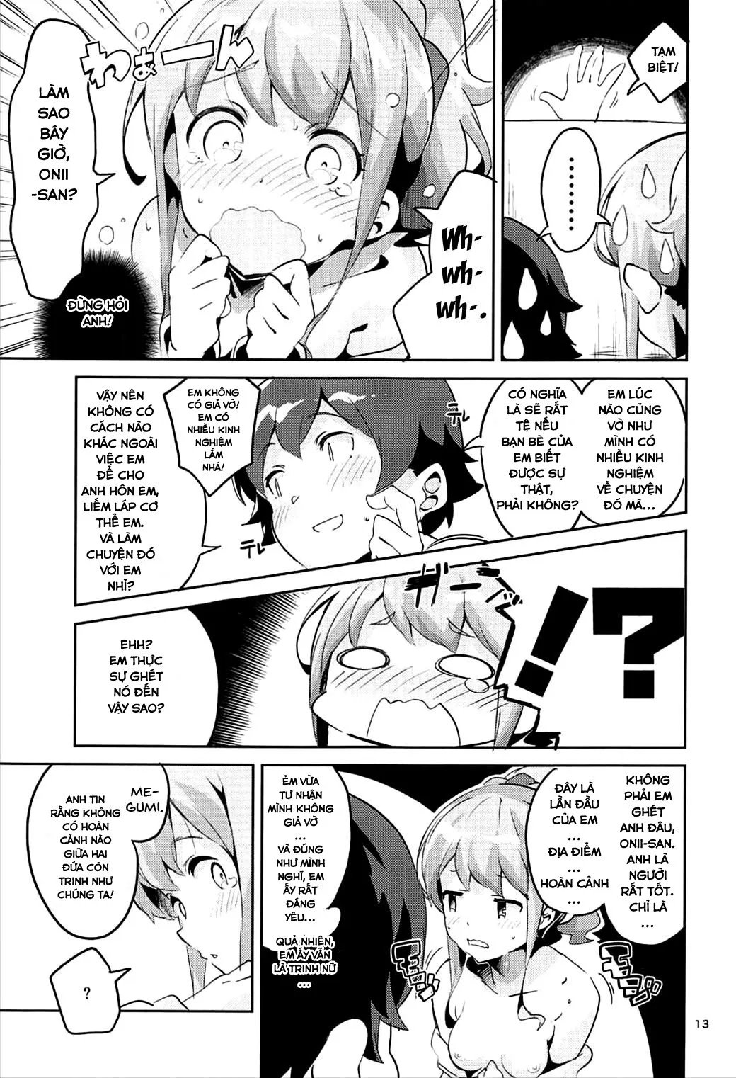 HentaiVN.net - Ảnh 12 - Cùng Megumi ở quán cafe internet (Eromanga Sensei) [Jinno Megumi to NeCafe no Couple Seat de Ichaicha suru Hon; Making Out With Jinno Megumi On A Couple Seat Of The NeCafe] - Chap 1