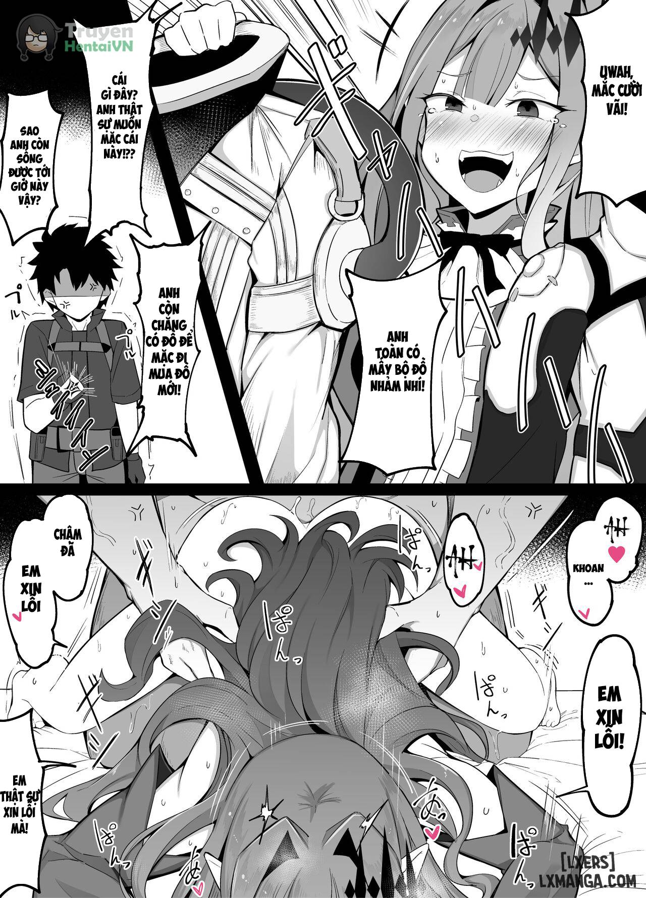 HentaiVN.net - Ảnh 4 - Master no Furete wa Ikenai Bubun o Ijitte shimau Baobhan Sith - Chap 1