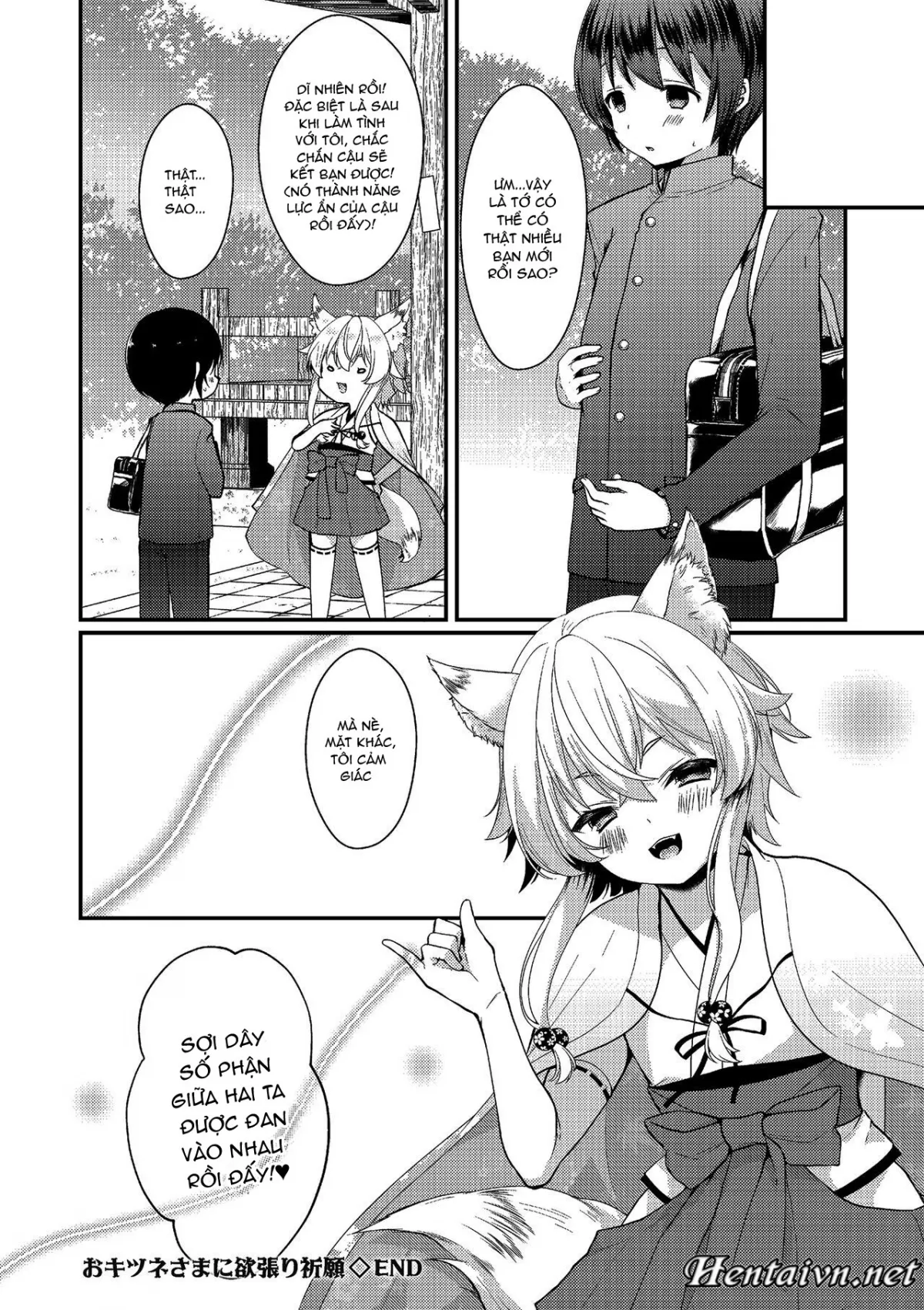 HentaiVN.net - Ảnh 17 - Okitsune-sama ni Yokubari Kigan - Chap 1