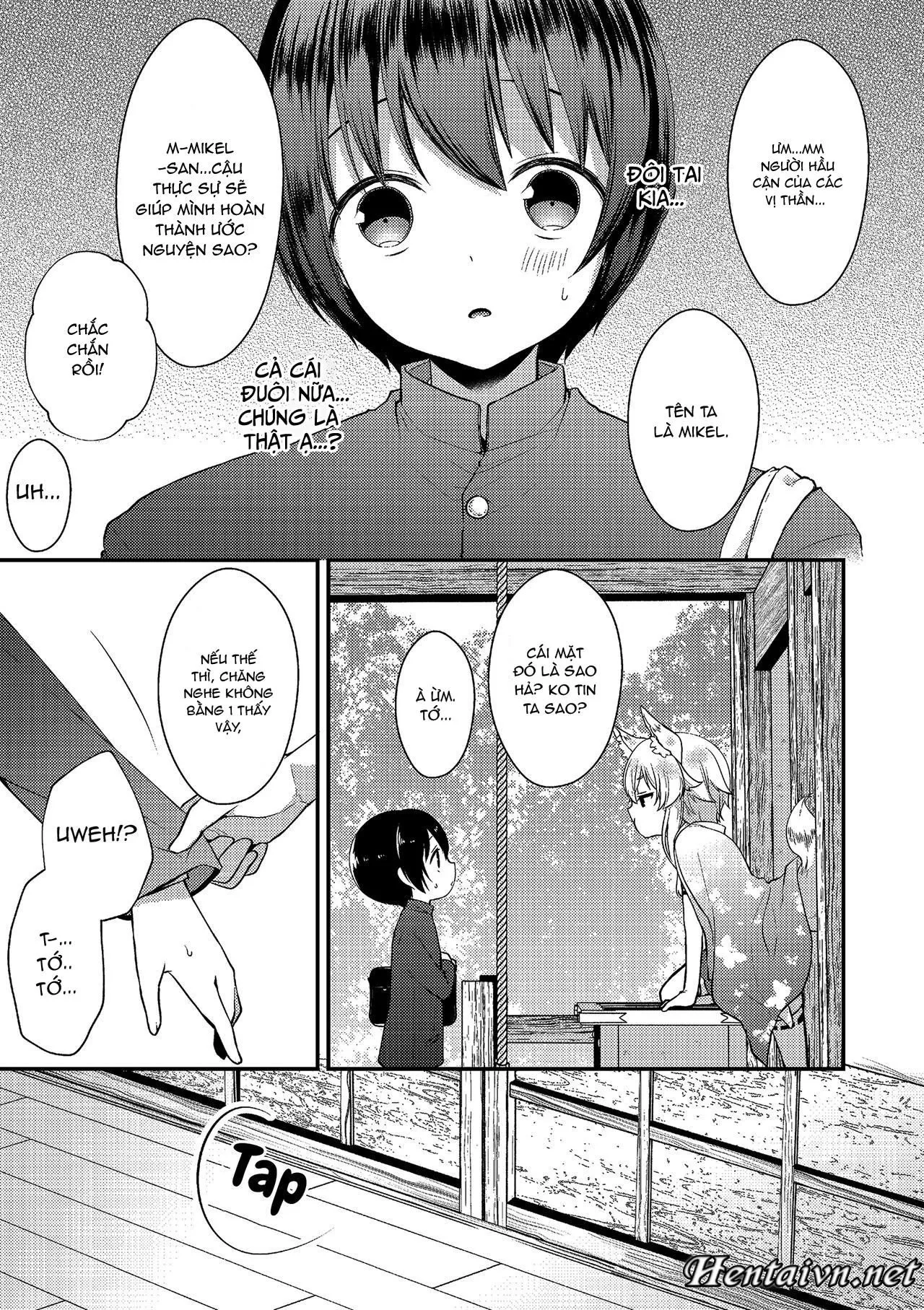 HentaiVN.net - Ảnh 4 - Okitsune-sama ni Yokubari Kigan - Chap 1